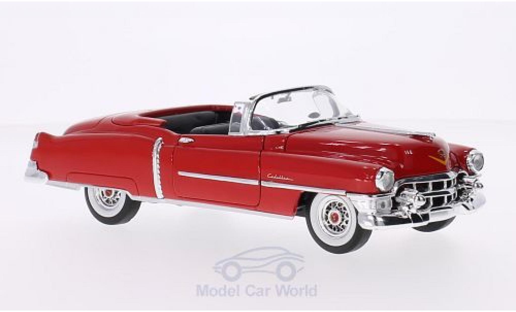 Cadillac Eldorado 1/24 Welly Cabriolet rood 1953 modelauto