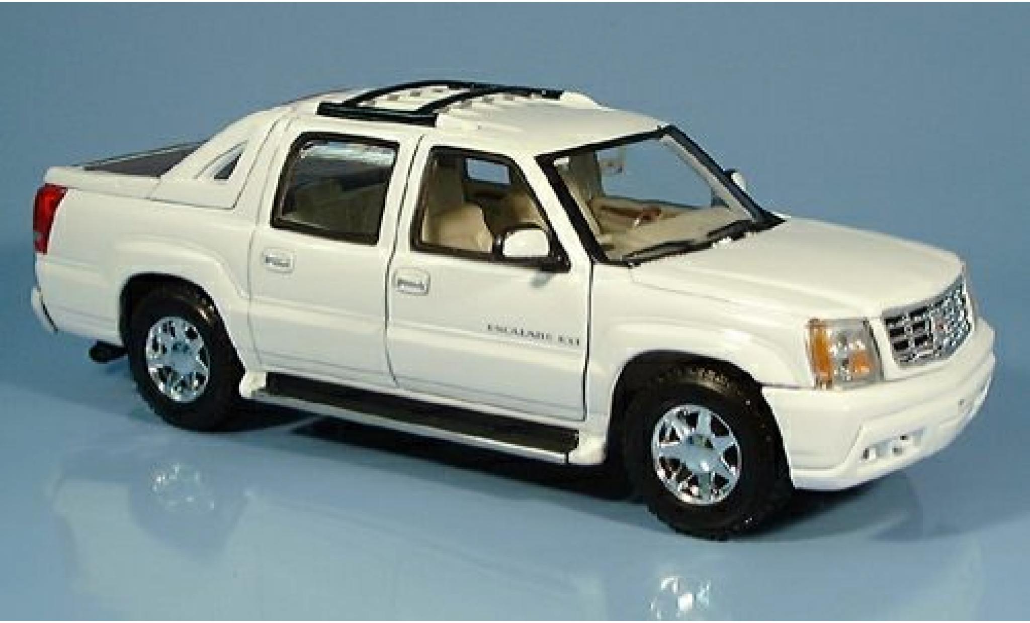 Cadillac Escalade 1/24 Welly EXT wit 2002 1:24 modelauto