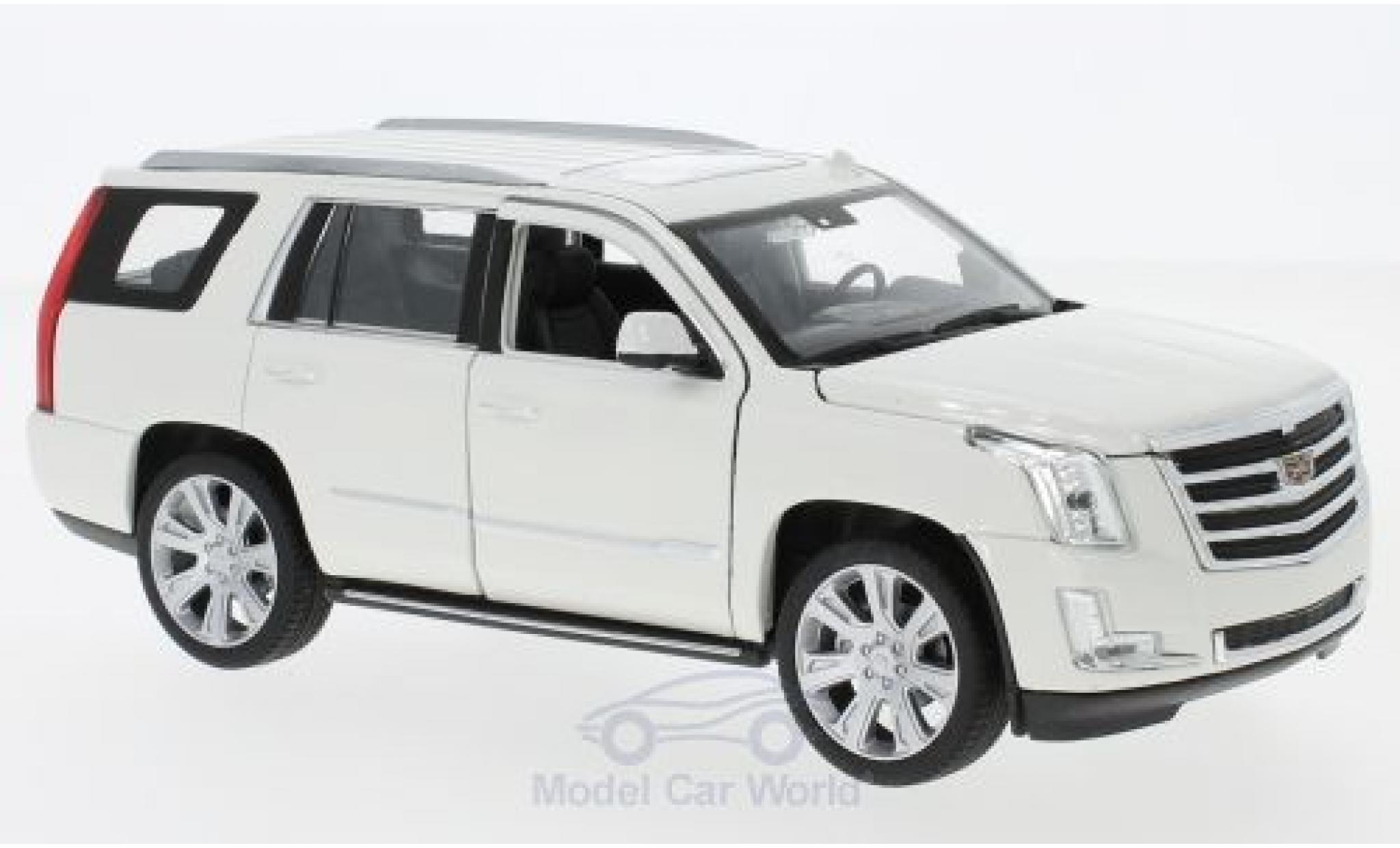 Cadillac Escalade 1/24 Welly wit 2017 modelauto