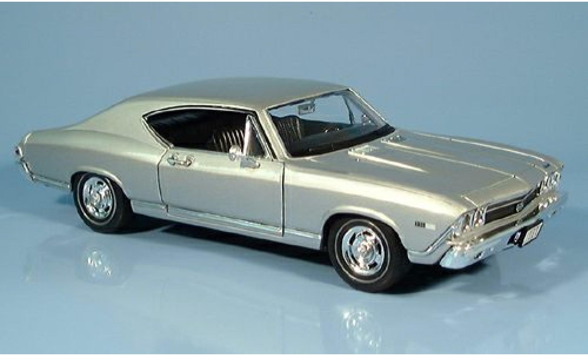Chevrolet Chevelle 1/24 Welly SS 396 grijs 1:24 modelauto