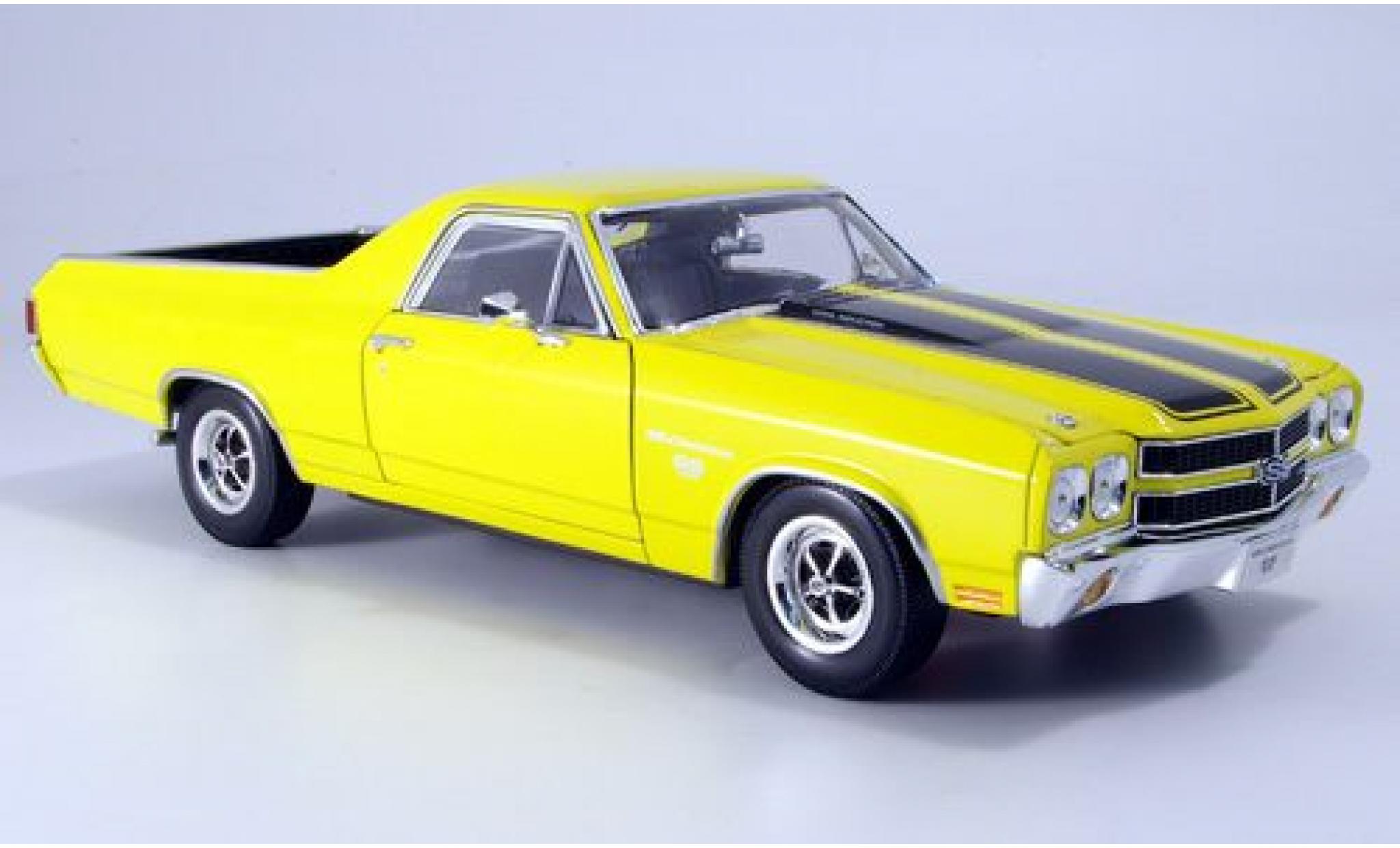 Chevrolet El Camino 1/18 Welly geel 1970 1:18 modelauto