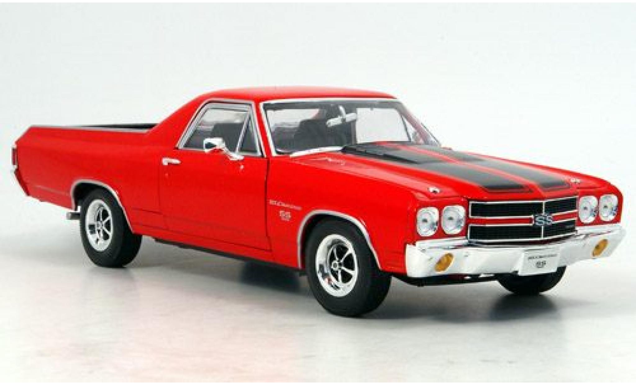 Chevrolet El Camino 1/18 Welly SS 396 rood 1970 1:18 modelauto