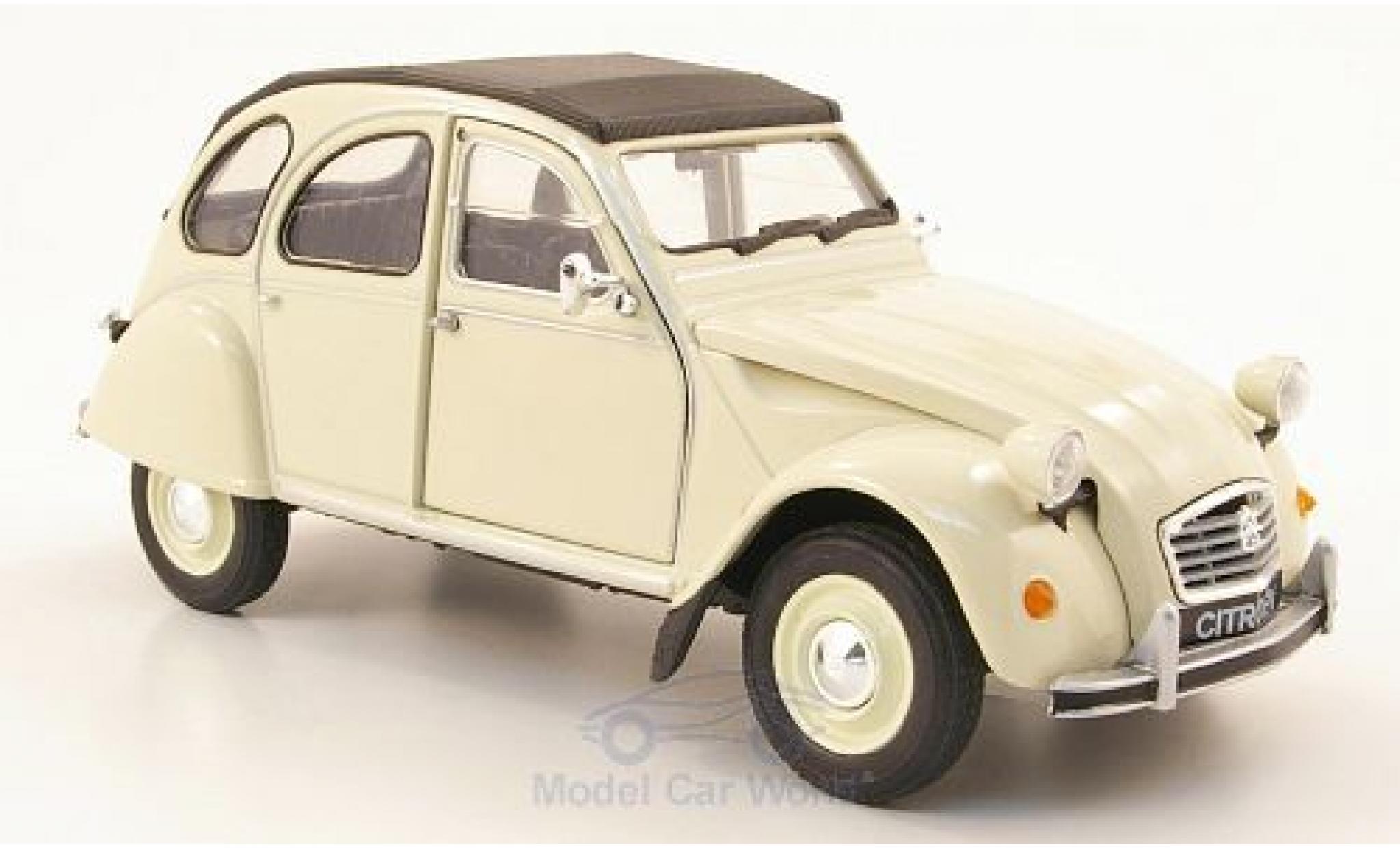 Citroen 2CV 1/24 Welly beige ohne Vitrine modelauto