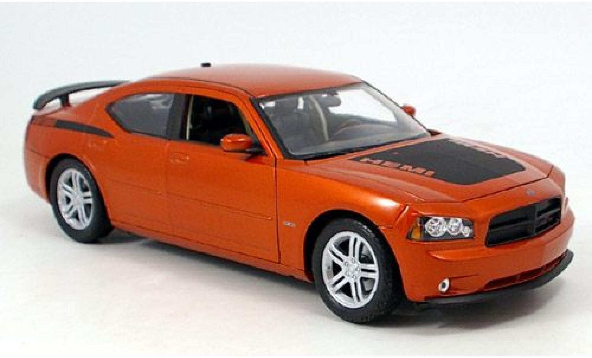 Dodge Charger 1/18 Welly Daytona R/T oranje 1:18 modelauto