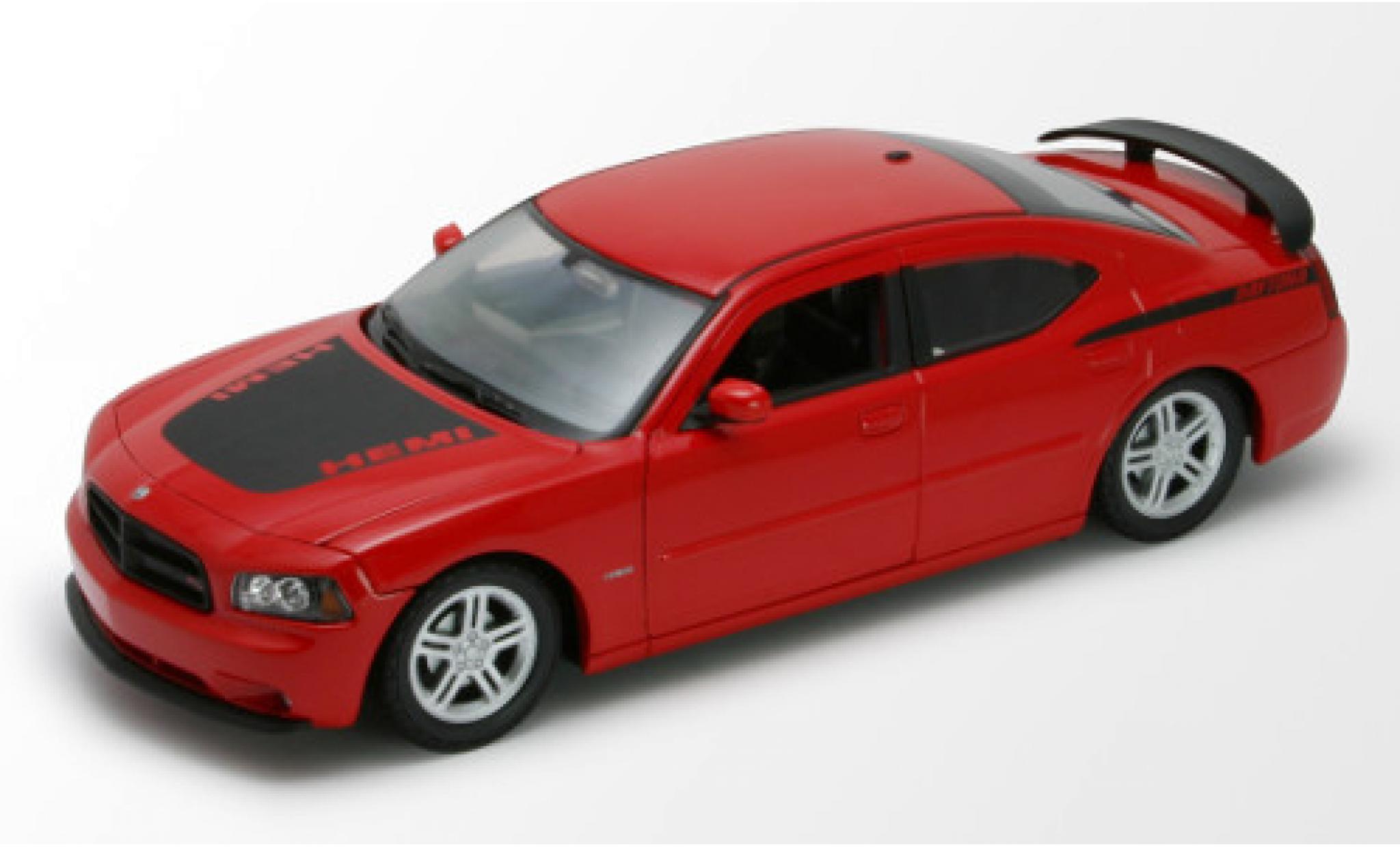 Dodge Charger 1/24 Welly R/T oranje 2006 1:24 modelauto