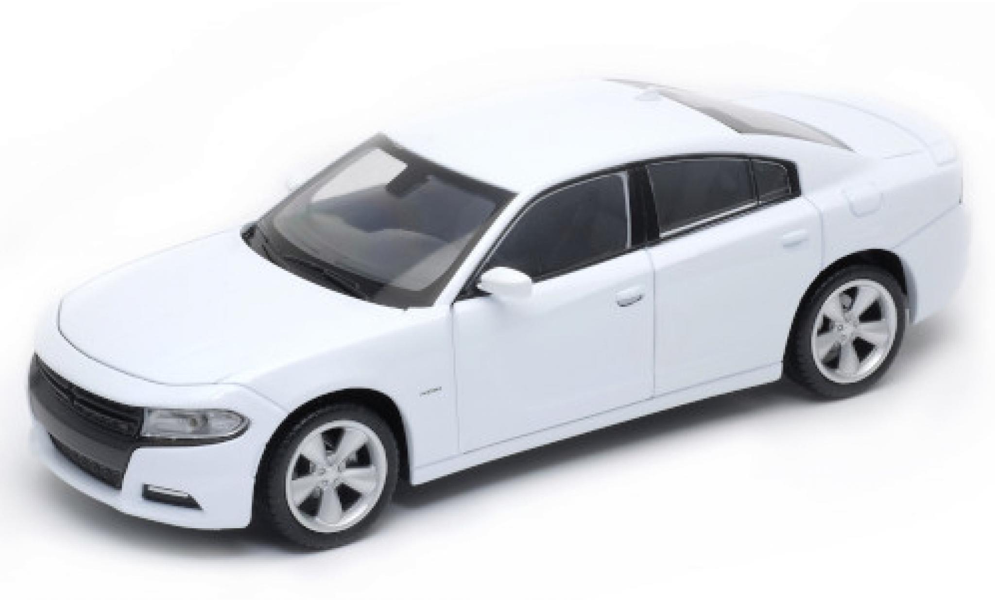 Dodge Charger 1/24 Welly R/T wit 2016 modelauto