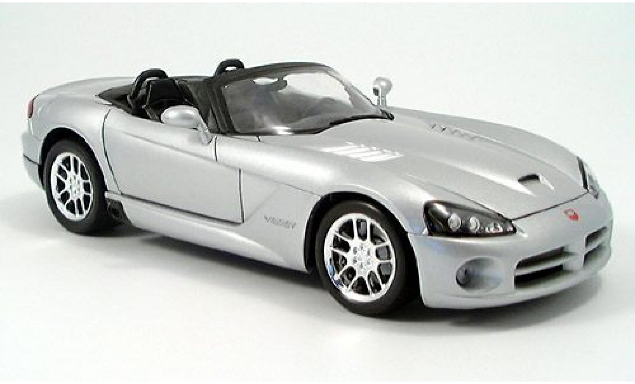 Dodge Viper 1/18 Welly SRT 10 grijs 1:18 modelauto