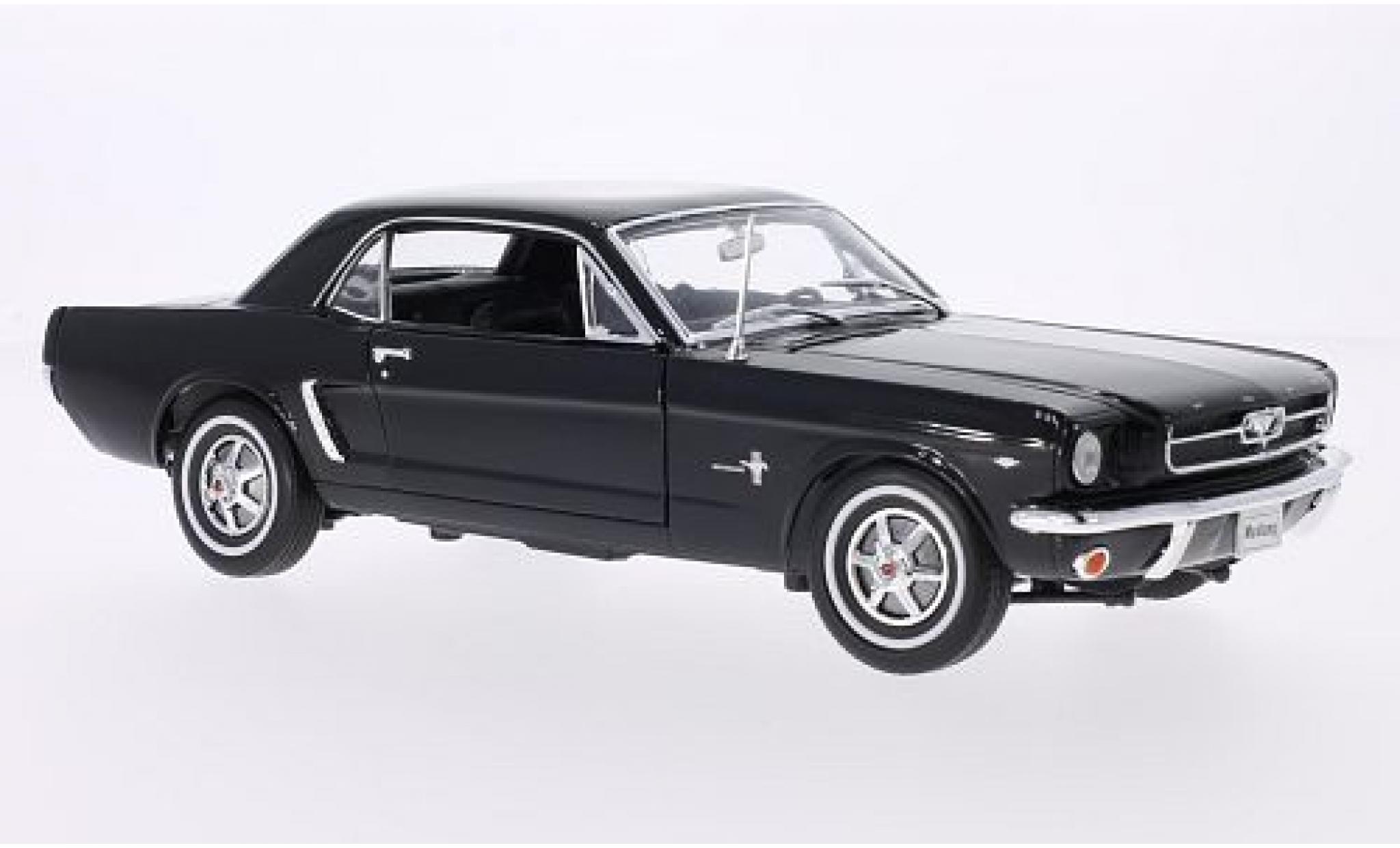 Ford Mustang 1/24 Welly Coupe zwart 1964 modelauto