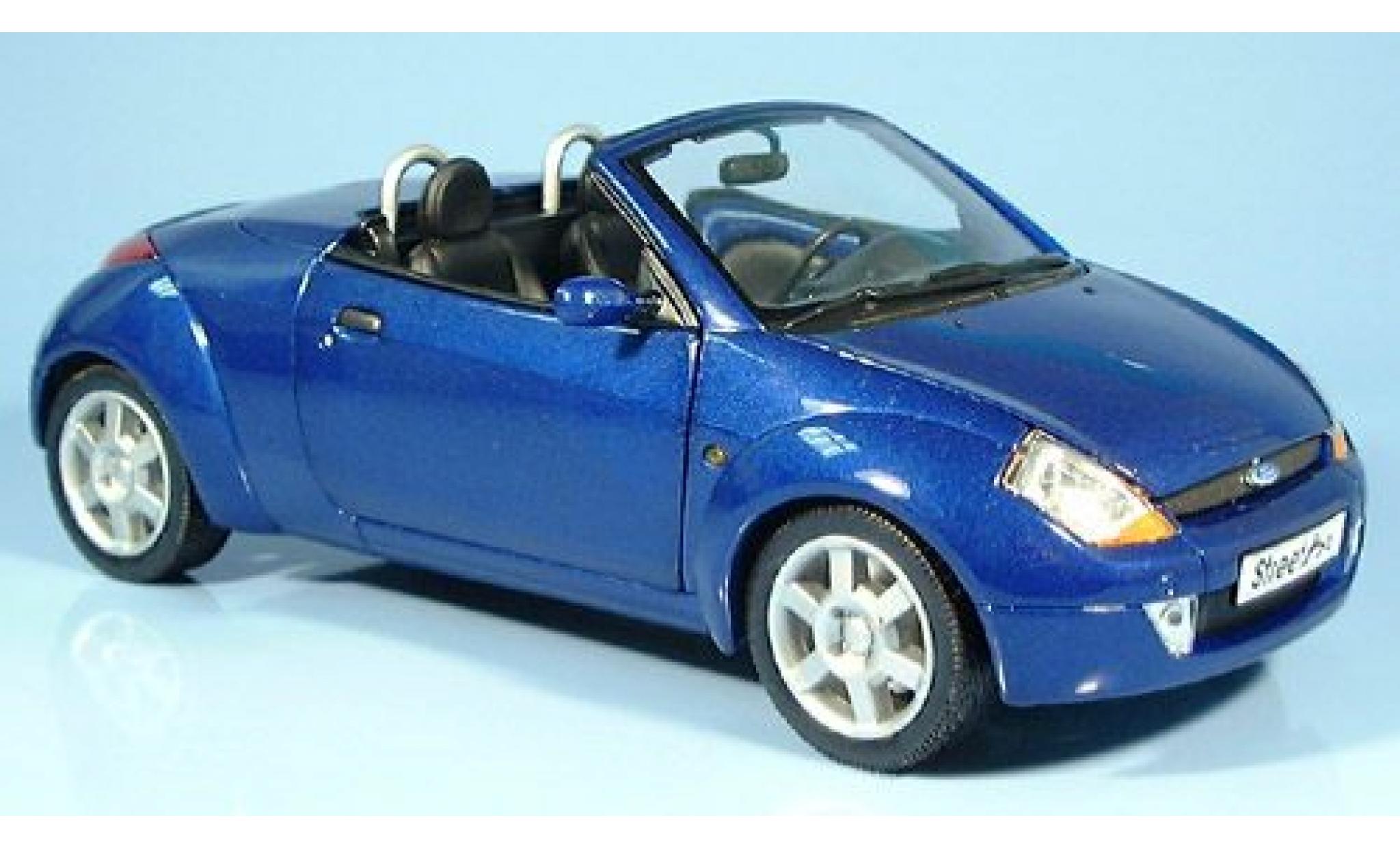 Ford Street Ka 1/18 Welly Street KA met. blauw 2003 1:18 modelauto