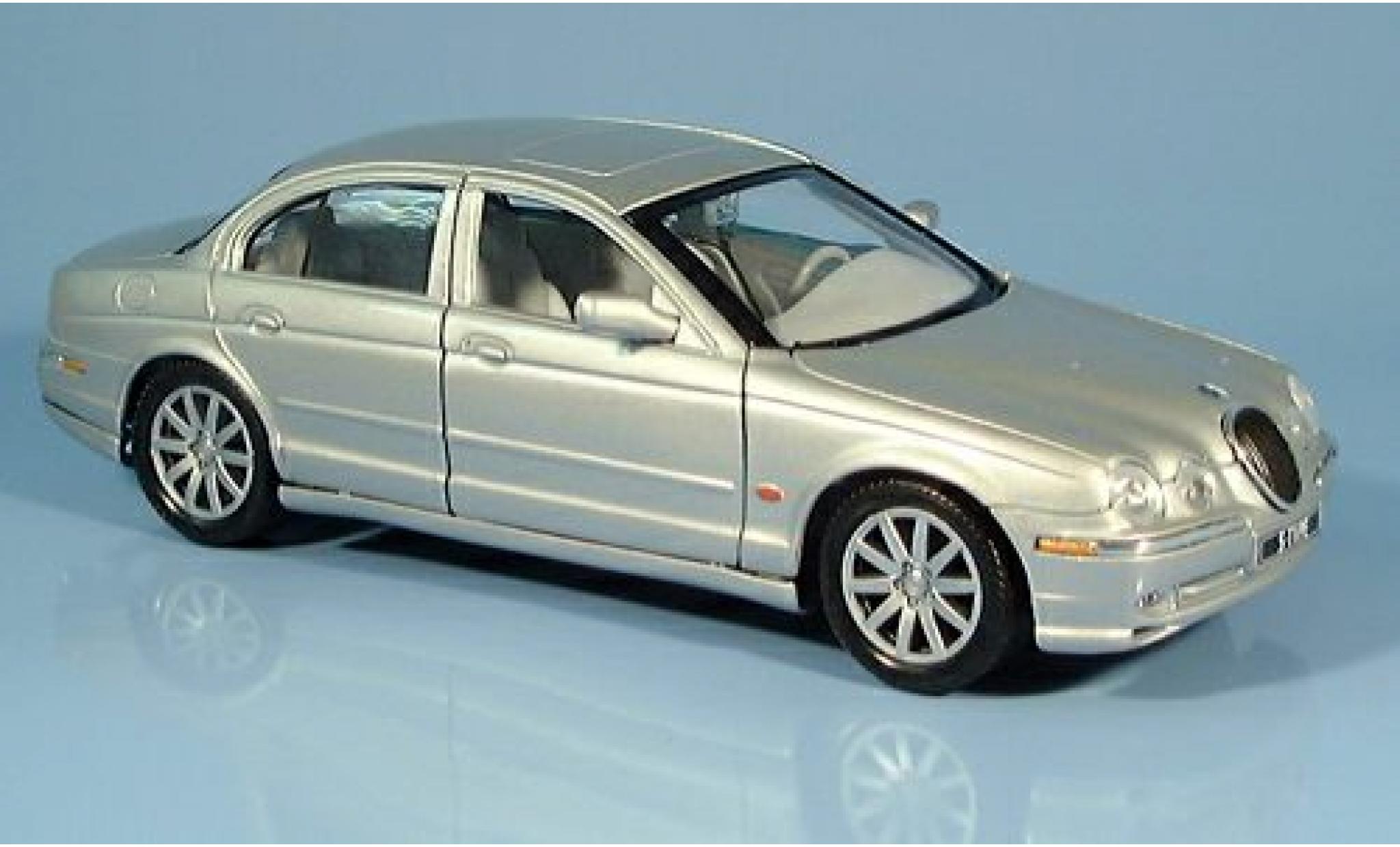 Jaguar S-Type 1/24 Welly grijs 1:24 modelauto