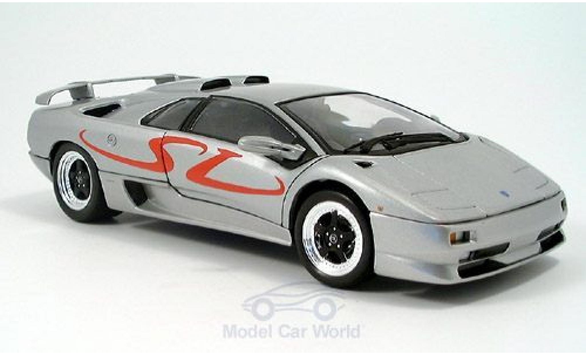 Lamborghini Diablo 1/18 Welly SV grijs 1998 ohne Vitrine modelauto