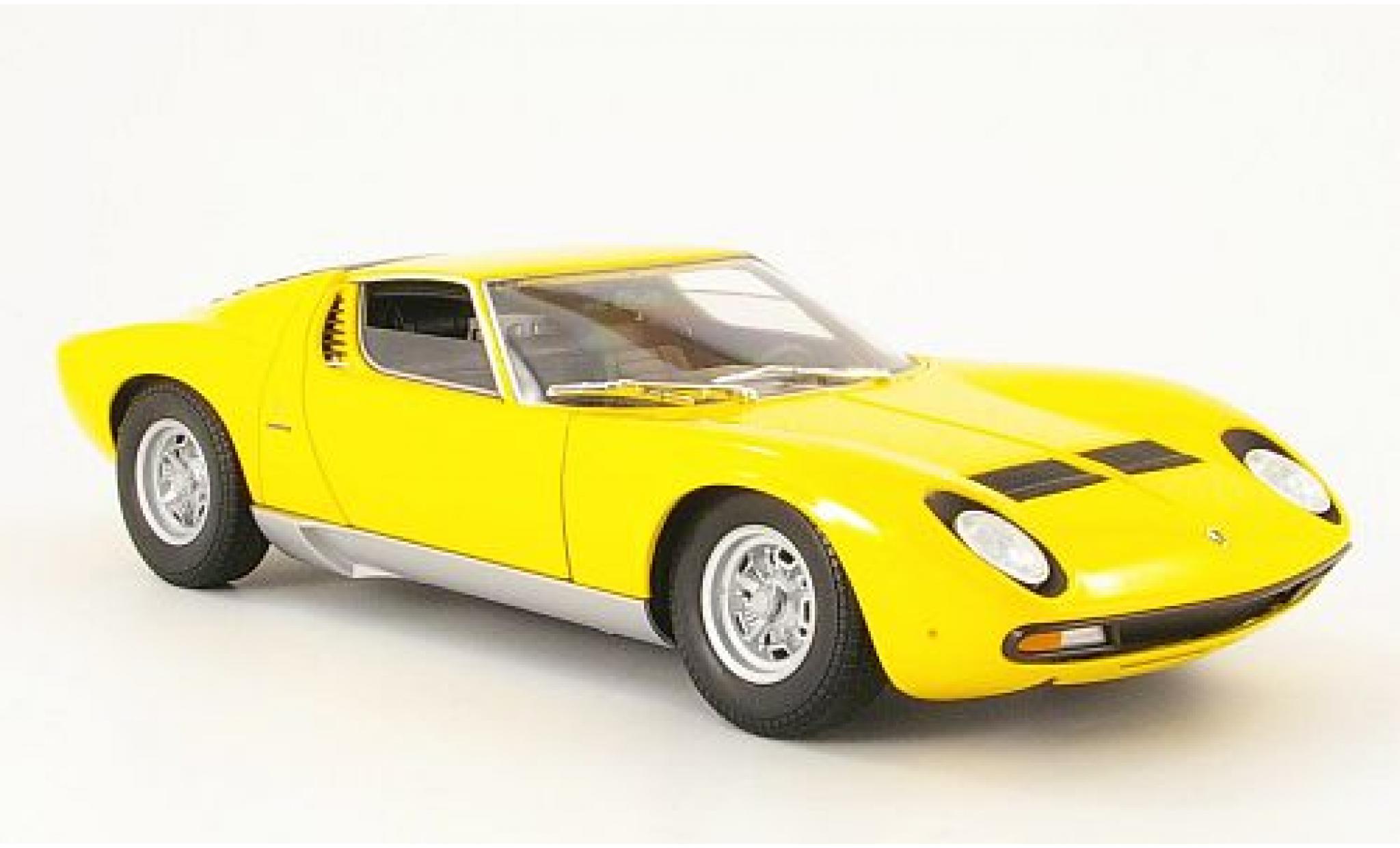 Lamborghini Miura 1/18 Welly SV geel 1971 1:18 modelauto