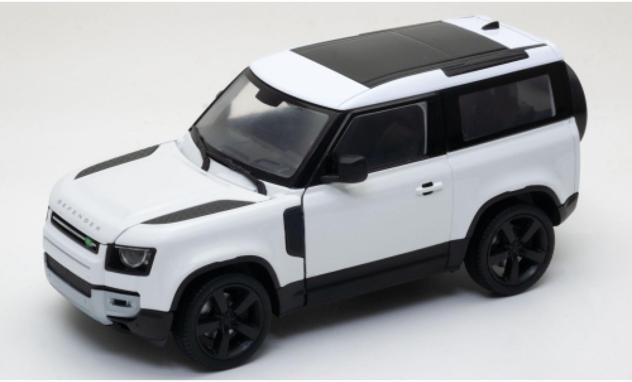 Land Rover Defender 1/24 Welly wit 2020 modelauto