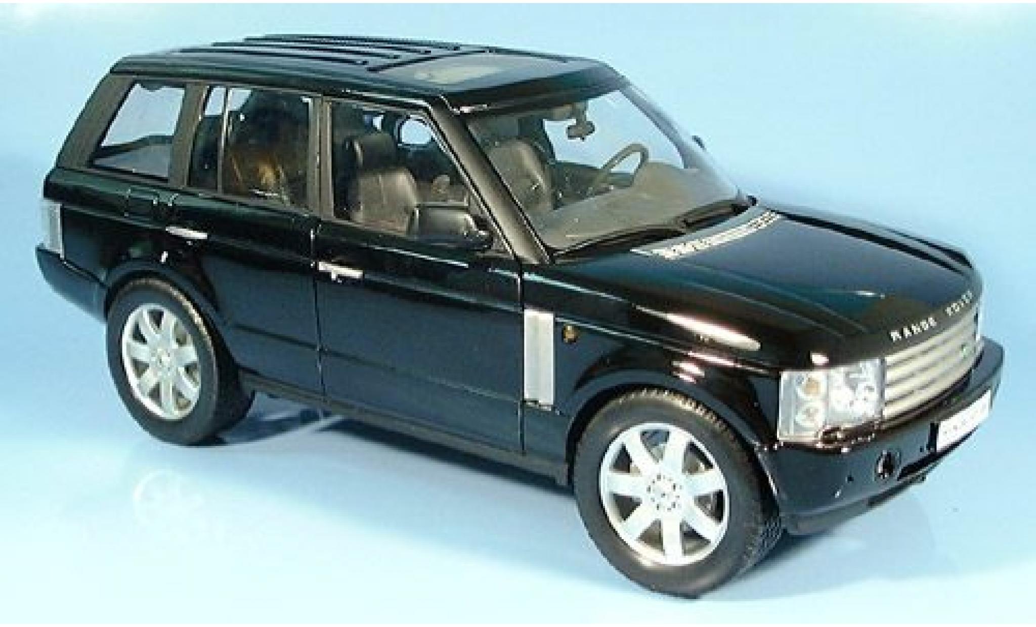 Land Rover Range Rover 1/18 Welly zwart 2003 1:18 modelauto