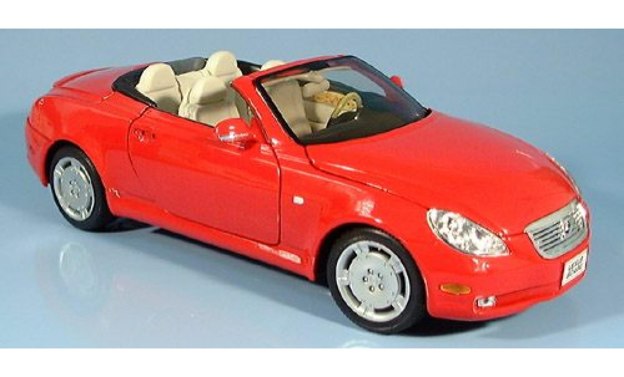 Lexus SC 1/18 Welly 430 Cabriolet rood 1:18 modelauto