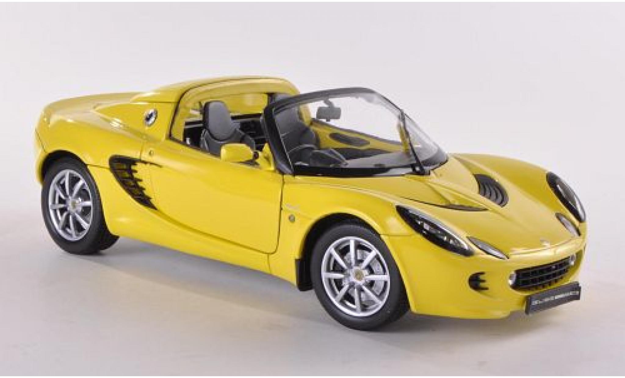 Lotus Elise 1/18 Welly 111S geel geel 2003 1:18 modelauto