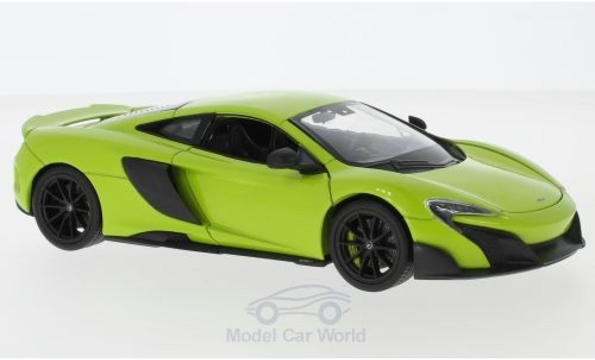 McLaren 675 1/24 Welly LT groen modelauto
