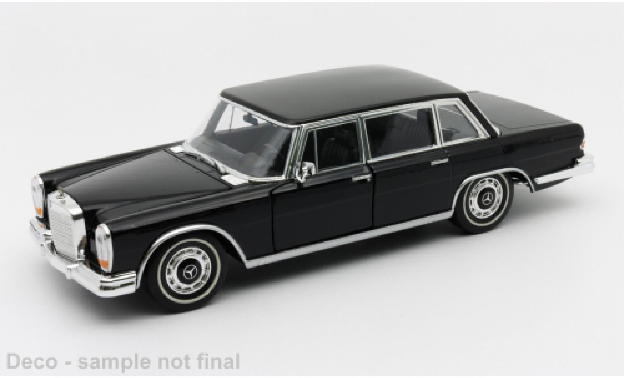 Mercedes 600 1/24 Welly zwart 1963 1:24 modelauto