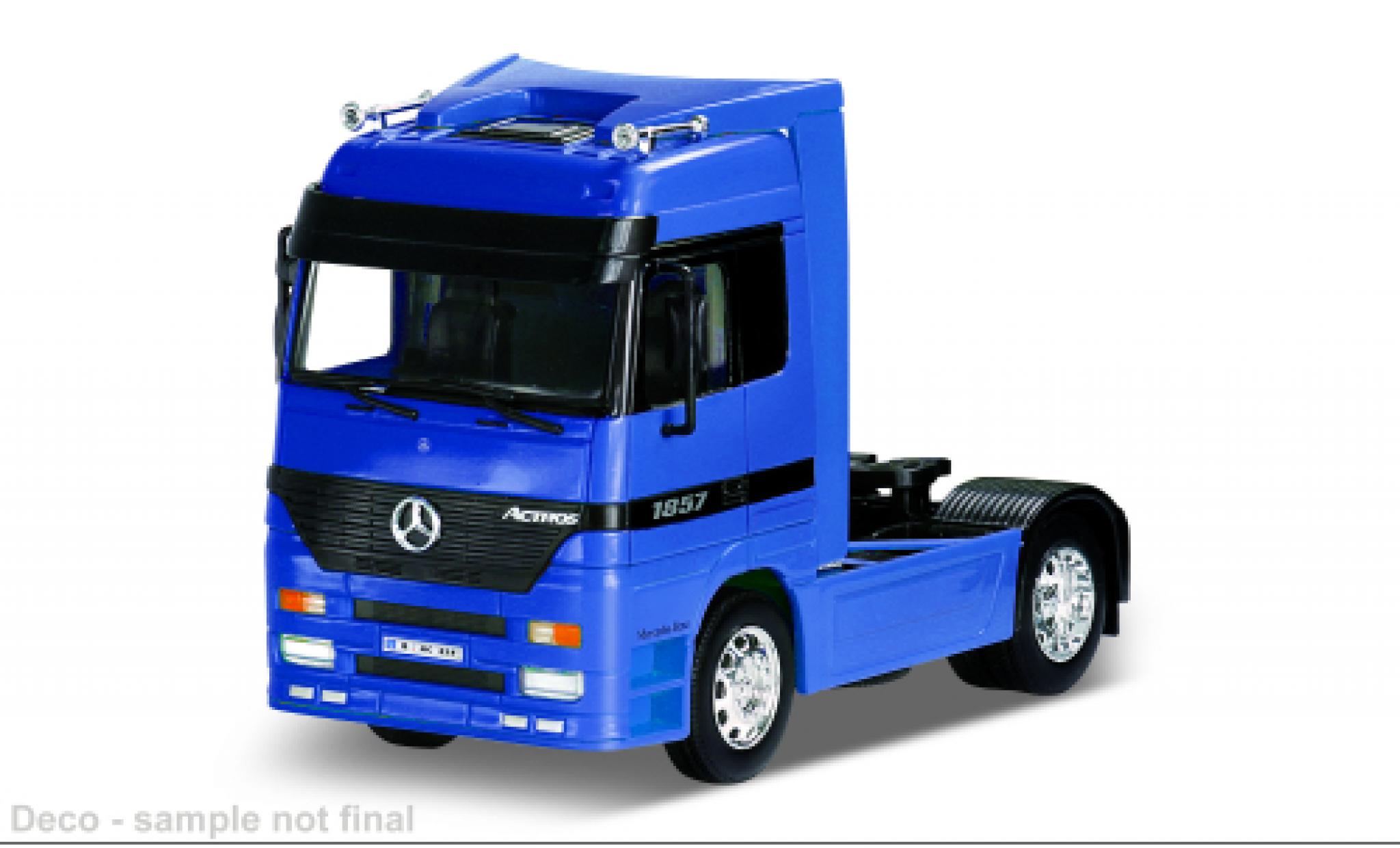 Mercedes Actros 1/32 Welly blauw 1:32 modelauto
