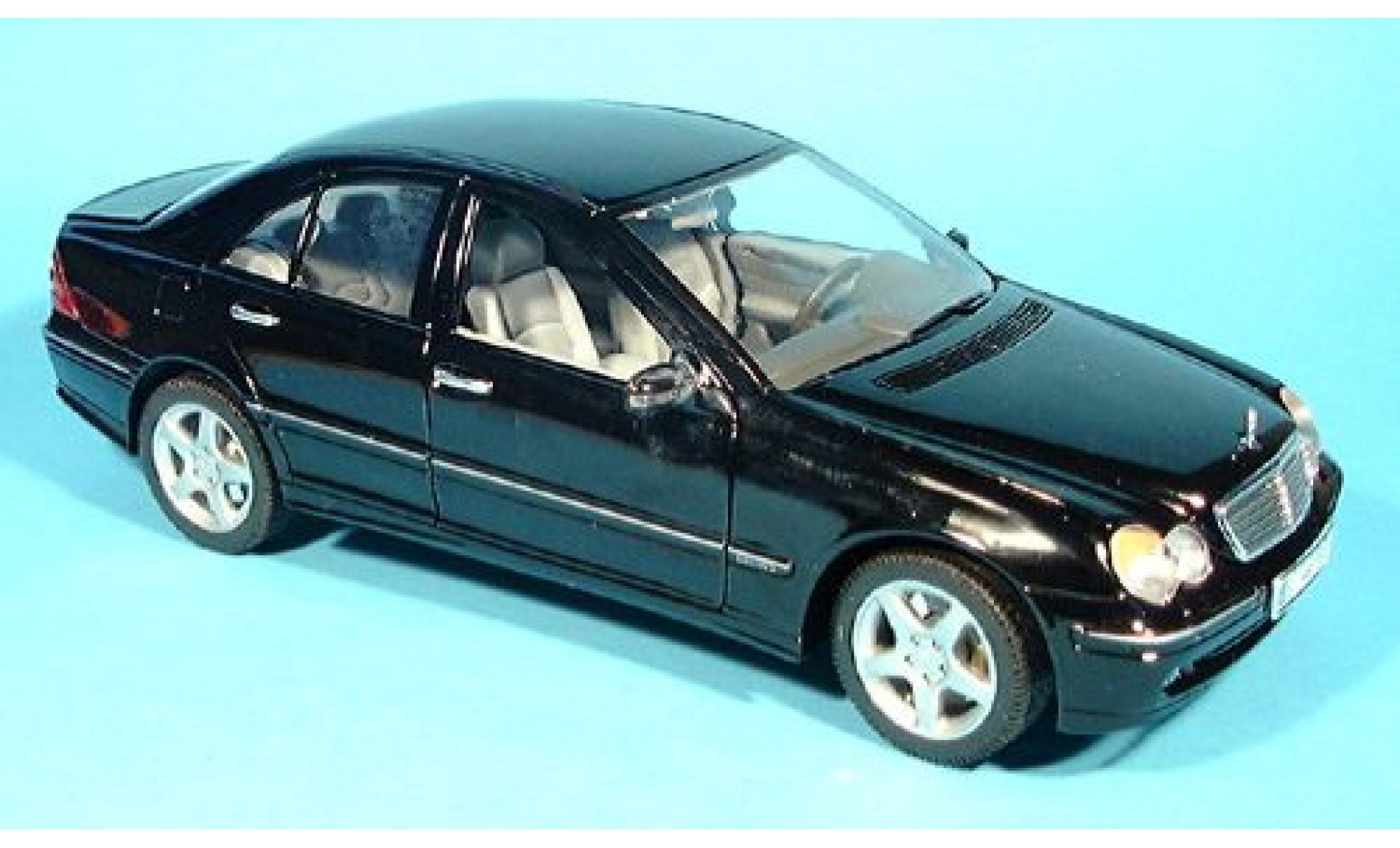 Mercedes Classe C 1/18 Welly zwart 2001 1:18 modelauto