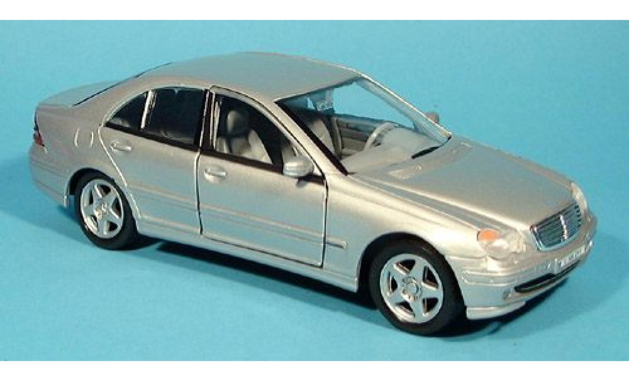 Mercedes Classe C 1/24 Welly grijs 2001 1:24 modelauto