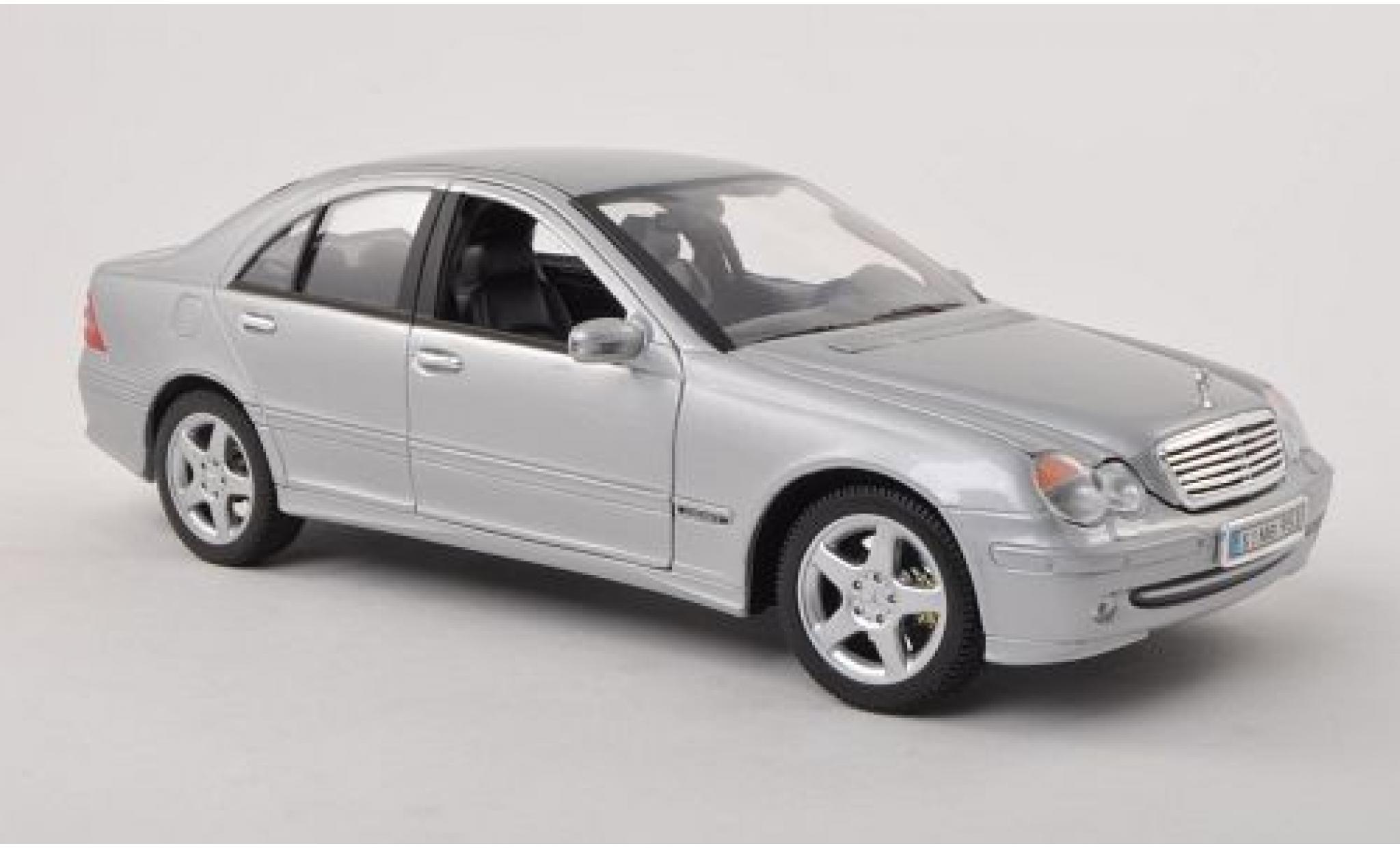 Mercedes Classe C 1/18 Welly grijs grijs 2001 1:18 modelauto