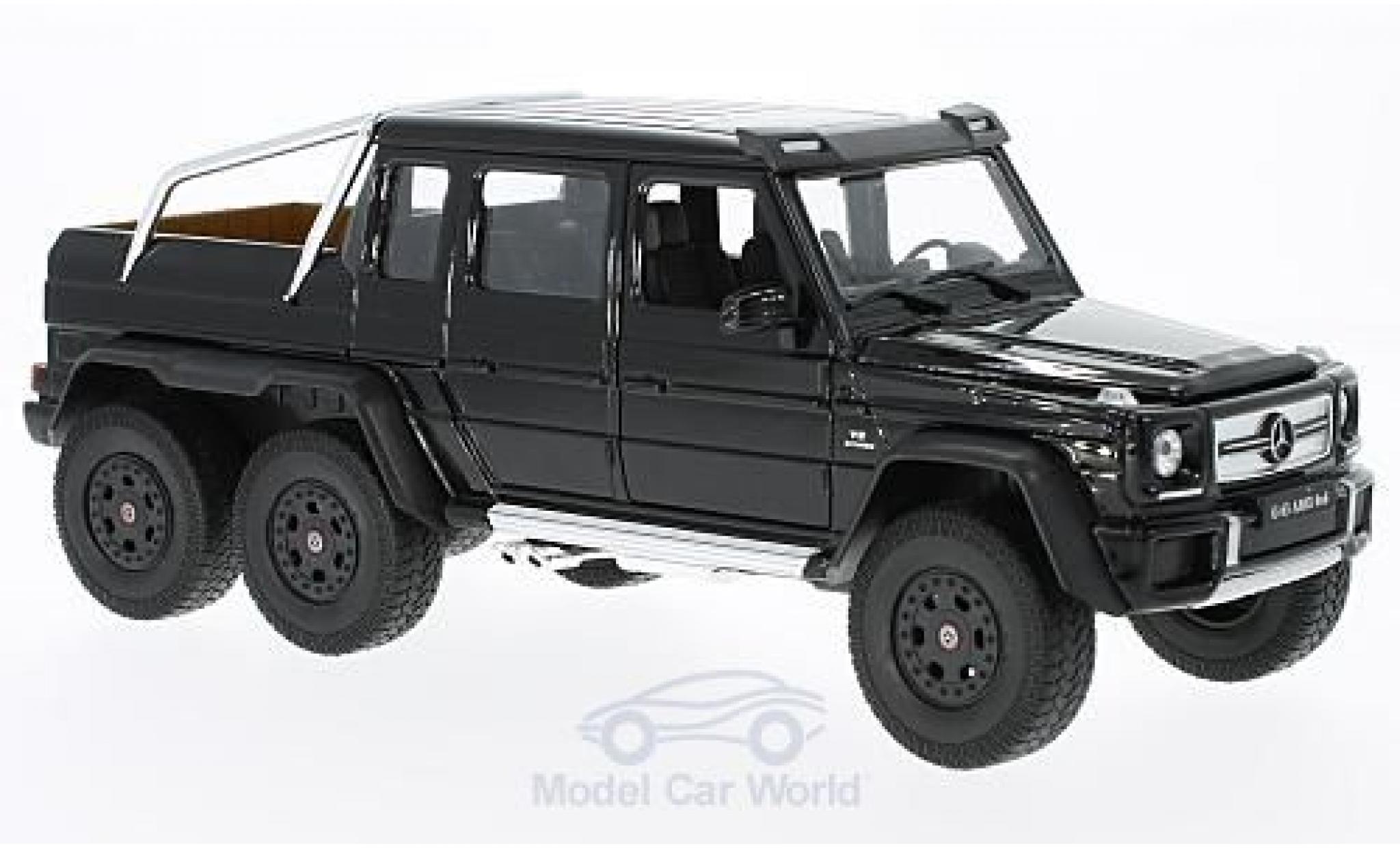 Mercedes Classe G 1/24 Welly G 63 AMG 6x6 zwart modelauto