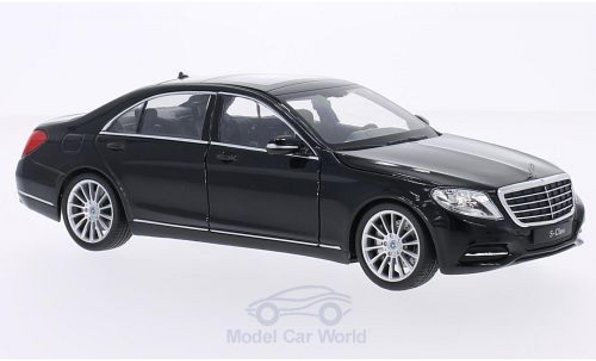 Mercedes Classe S 1/24 Welly (W222) zwart 2013 modelauto