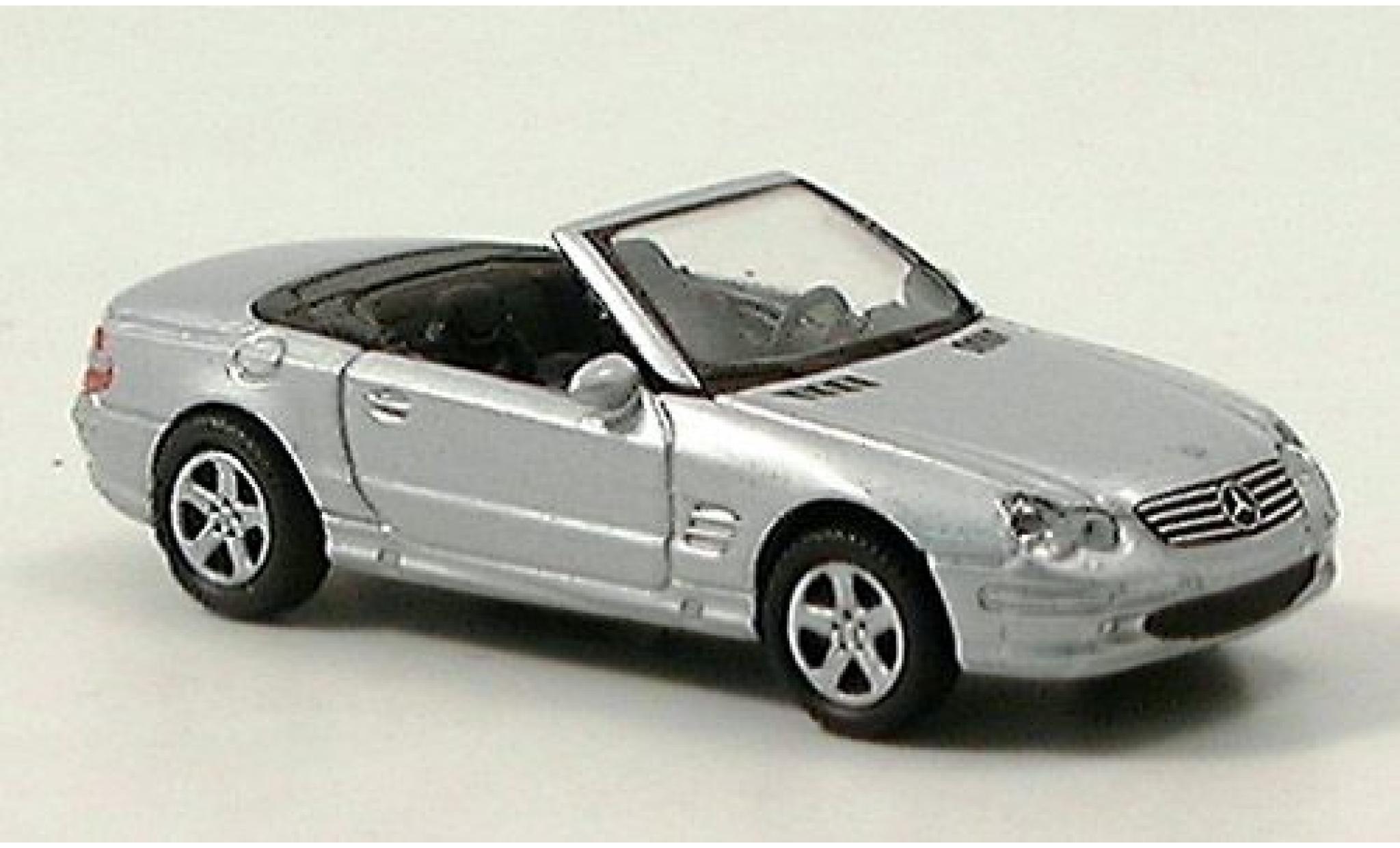 Mercedes Classe SL 1/87 Welly SL 500 Cabrio grijs 1:87 modelauto