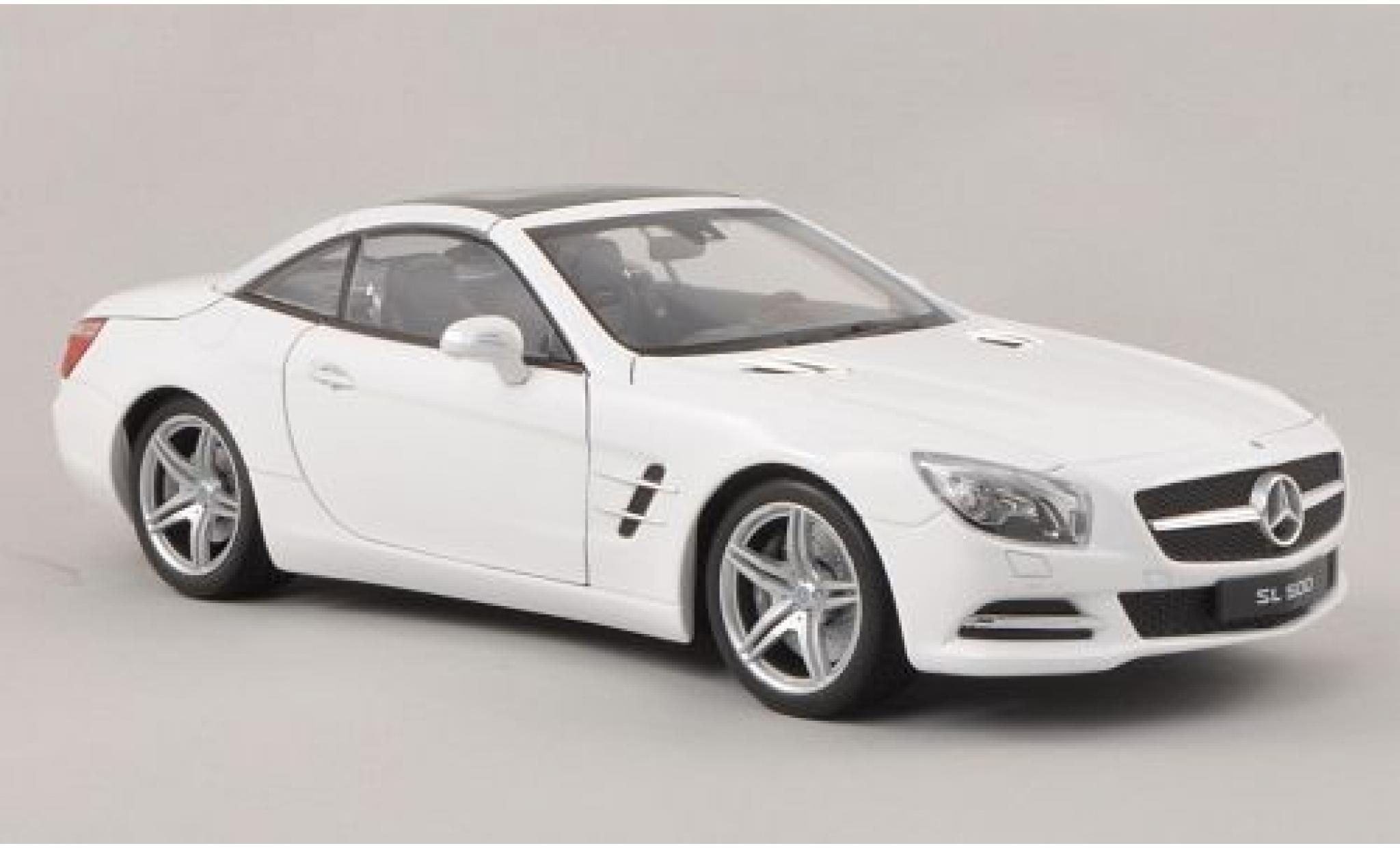 Mercedes Classe SL 1/18 Welly SL 500 (R231) wit 2012 1:18 modelauto