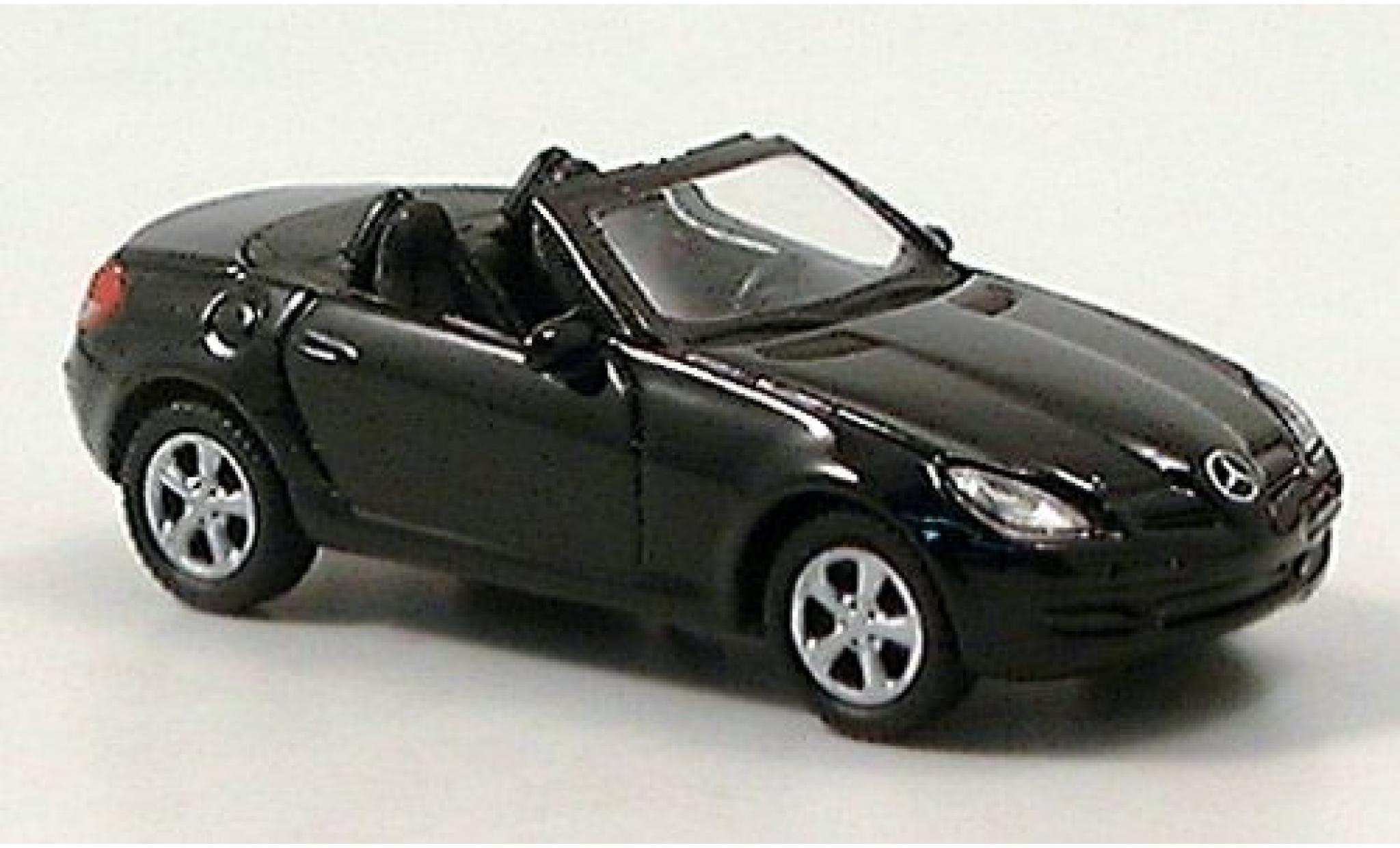 Mercedes Classe SLK 1/87 Welly SLK 350 Cabrio zwart 1:87 modelauto