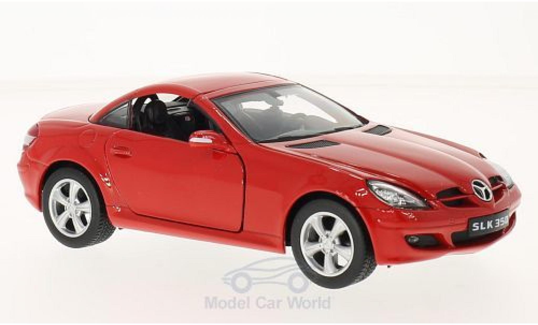 Mercedes Classe SLK 1/24 Welly SLK 350 rood modelauto