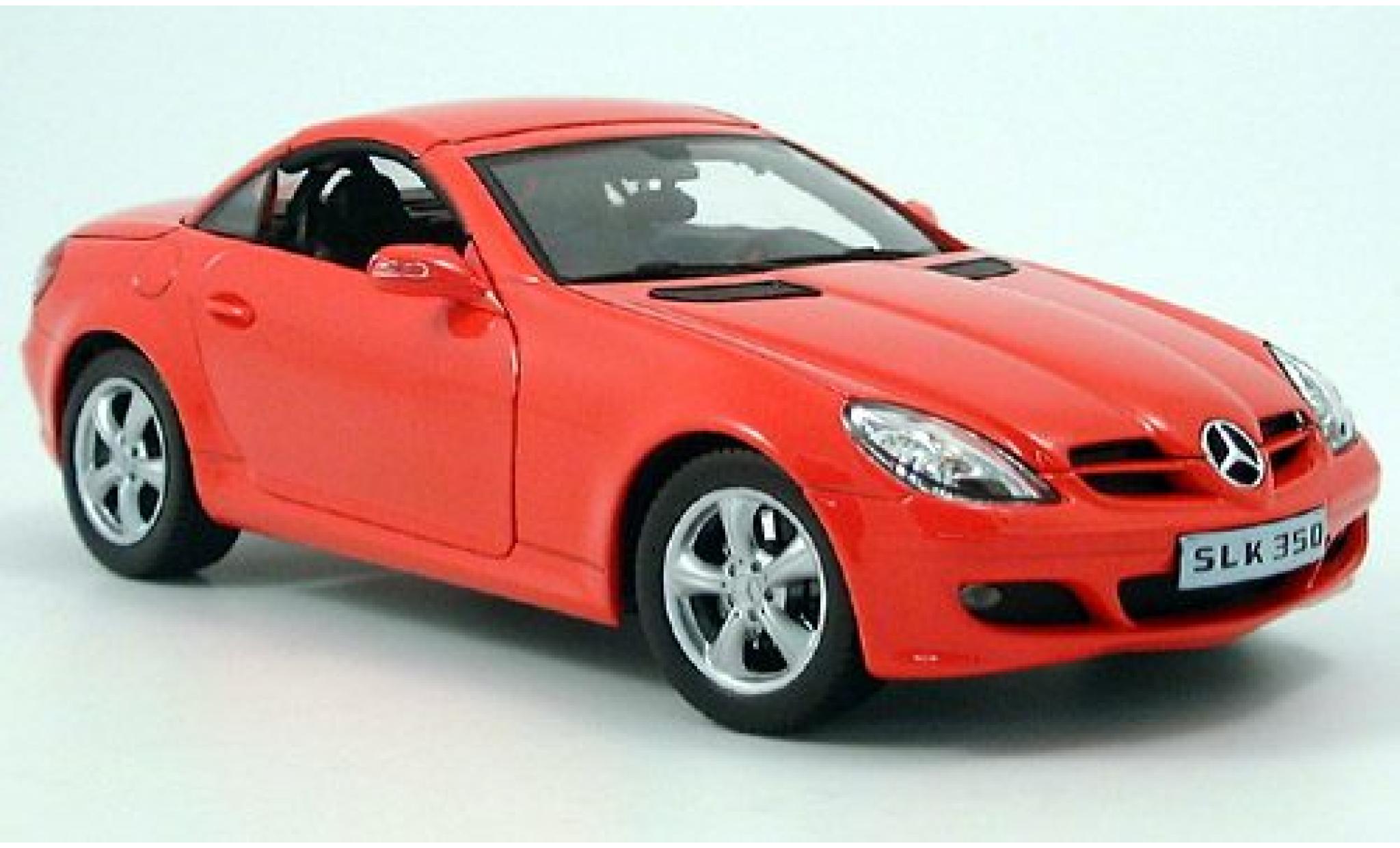 Mercedes Classe SLK 1/18 Welly SLK geschlossen rood 2004 1:18 modelauto