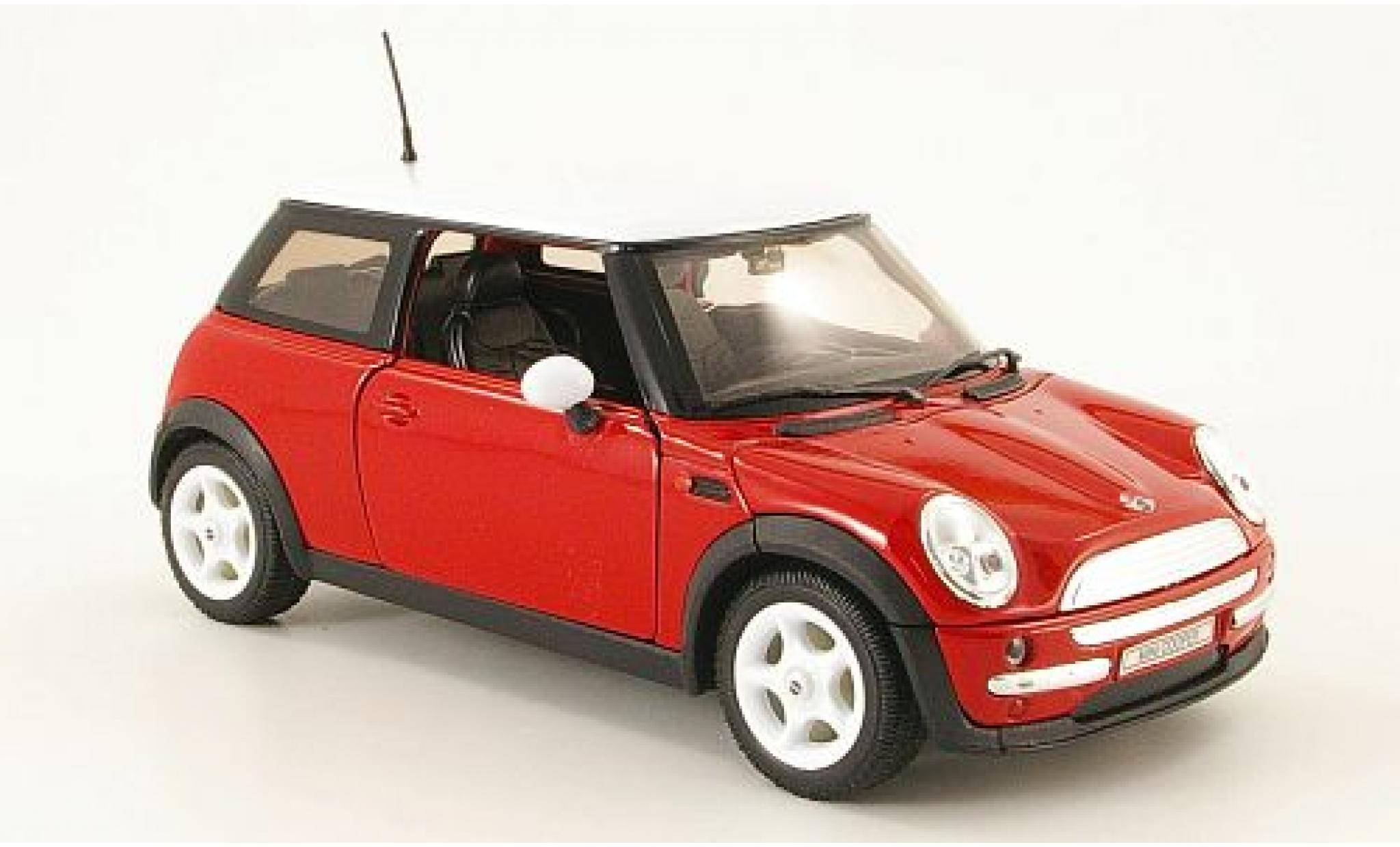Mini Cooper 1/24 Welly rood 1:24 modelauto