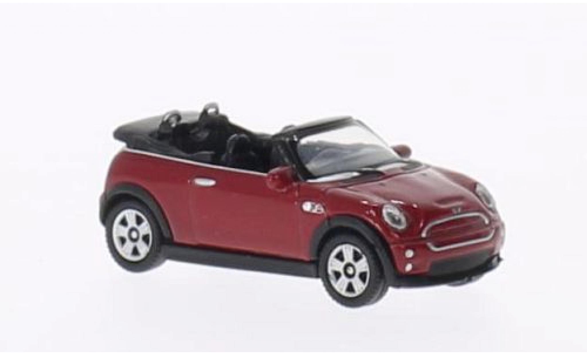 Mini Cooper 1/87 Welly S Cabrio rood 1:87 modelauto