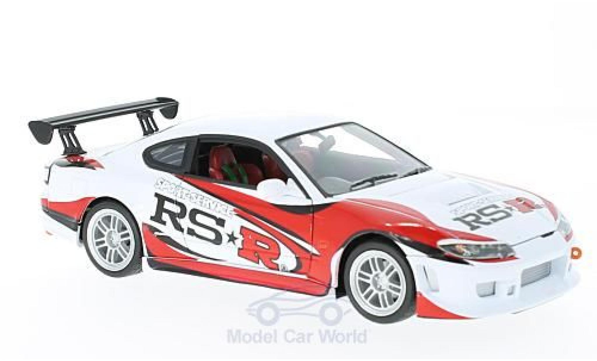 Nissan Silvia 1/24 Welly S15 RS-R wit/Dekor RHD modelauto
