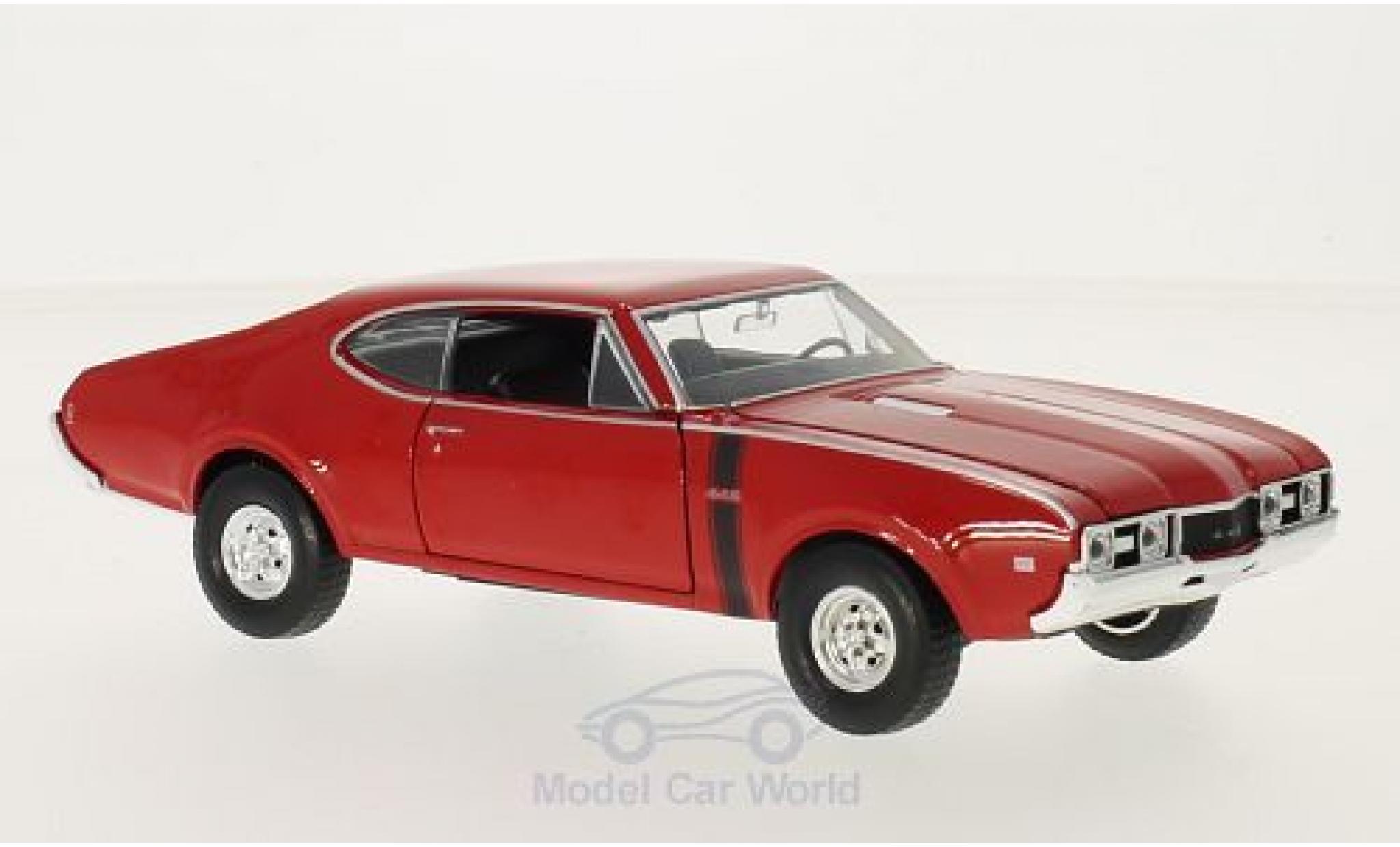Oldsmobile 442 1/24 Welly rood 1968 modelauto