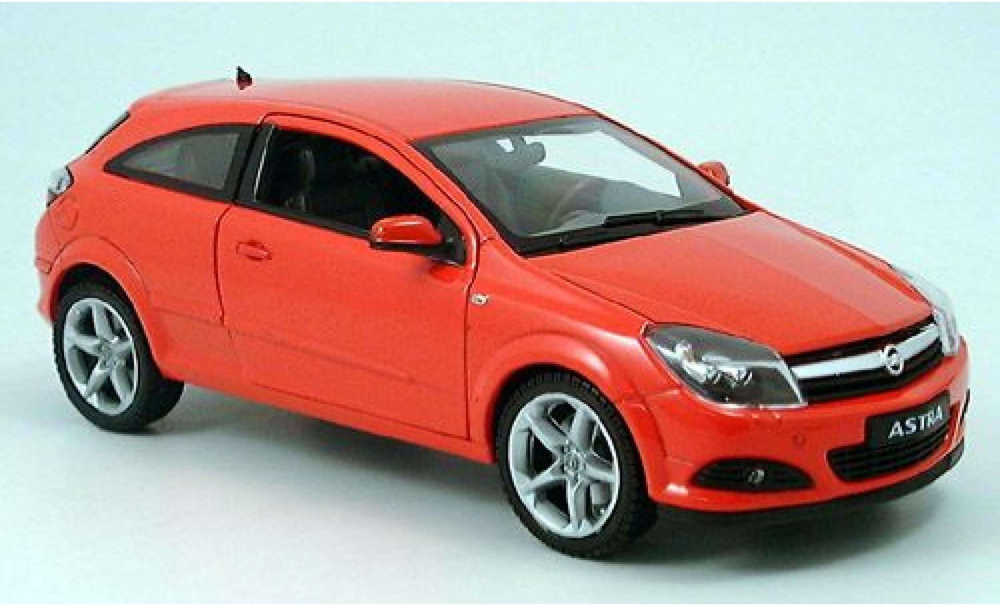 Opel Astra 1/18 Welly GTC rood 2005 1:18 modelauto