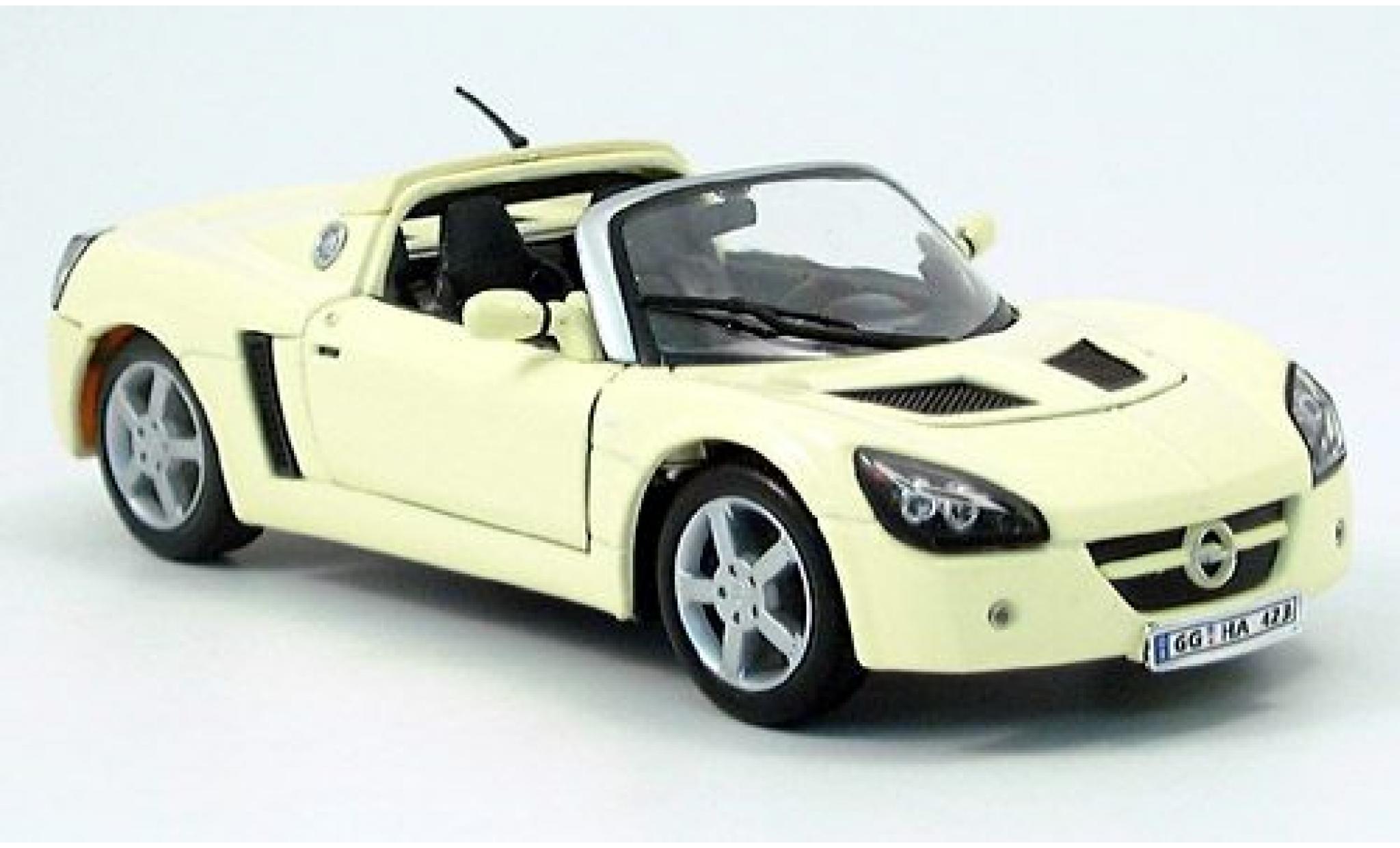 Opel Speedster 1/24 Welly geel 1:24 modelauto