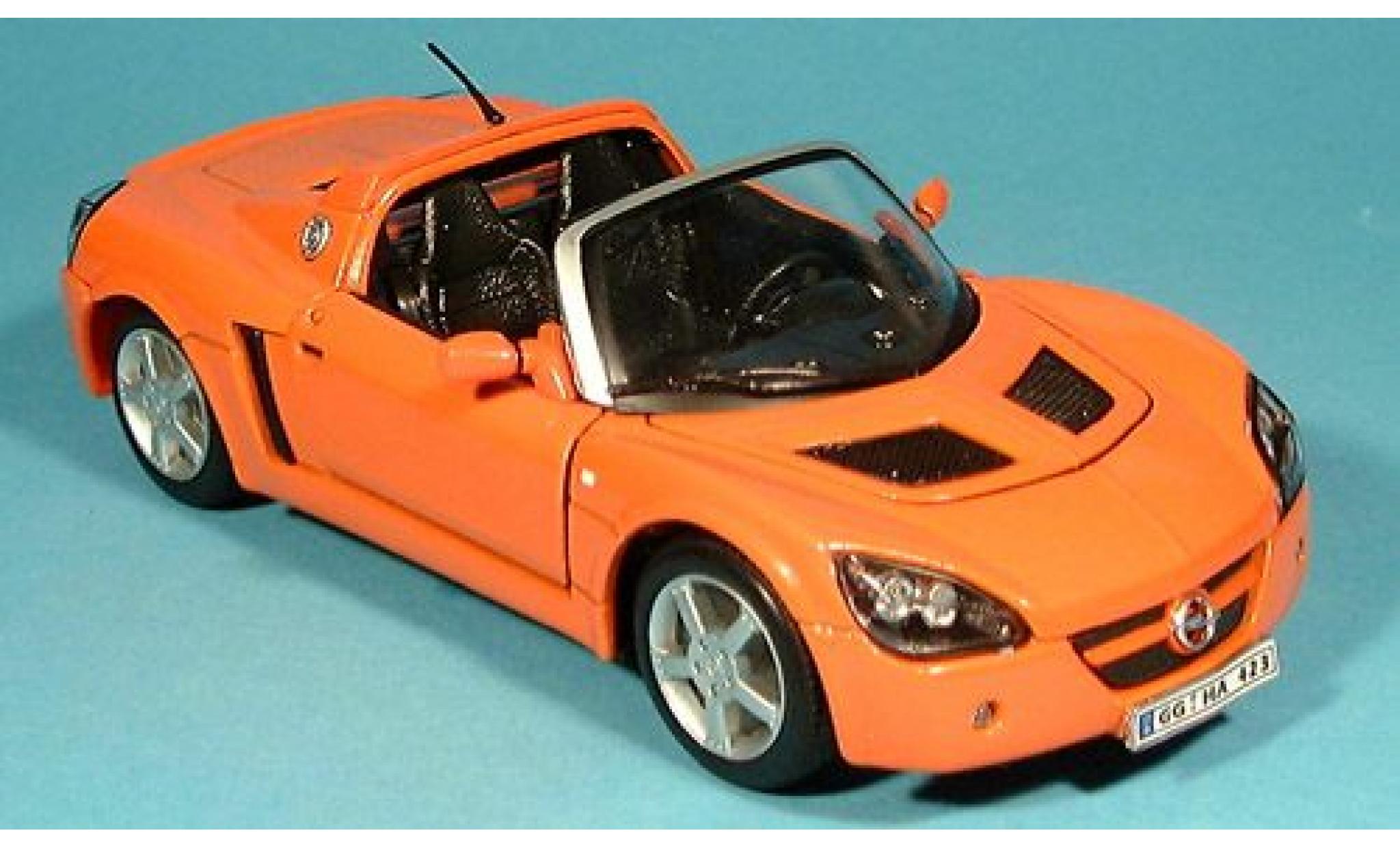 Opel Speedster 1/24 Welly oranje 1:24 modelauto