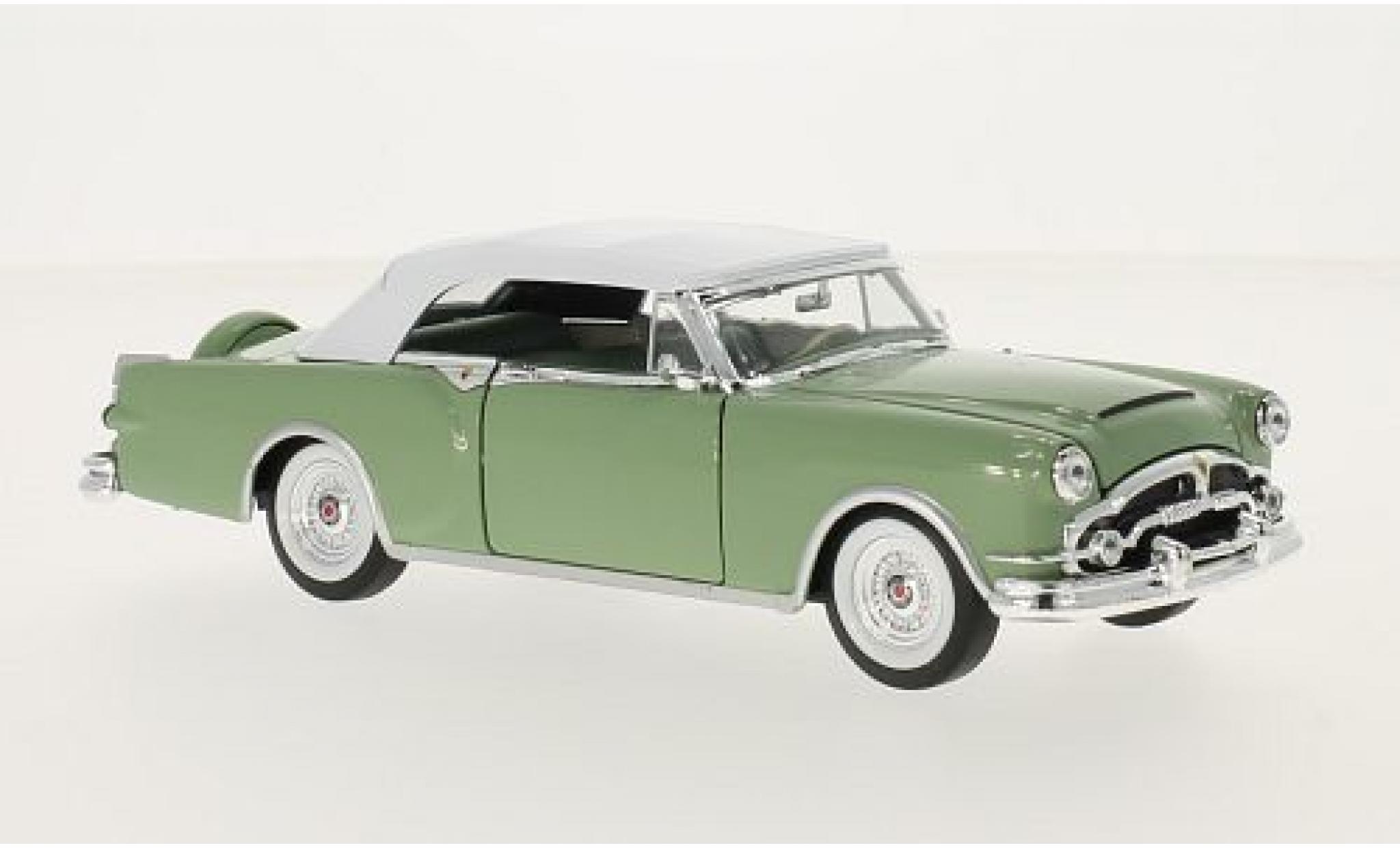 Packard Caribbean 1/24 Welly groen 1953 ougroens/es Verdeck sans Vitrine modelauto