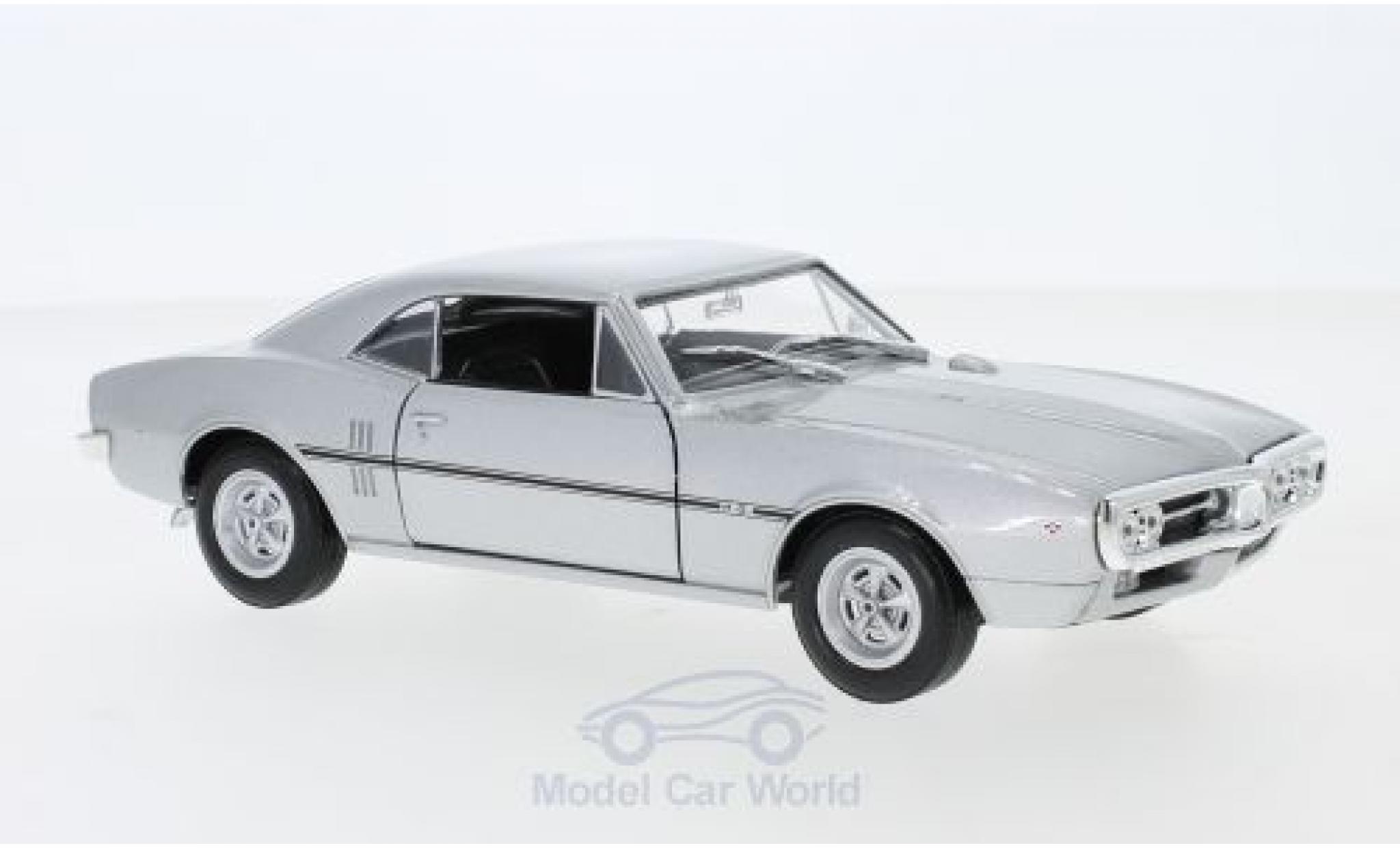 Pontiac Firebird 1/24 Welly grijs 1967 modelauto