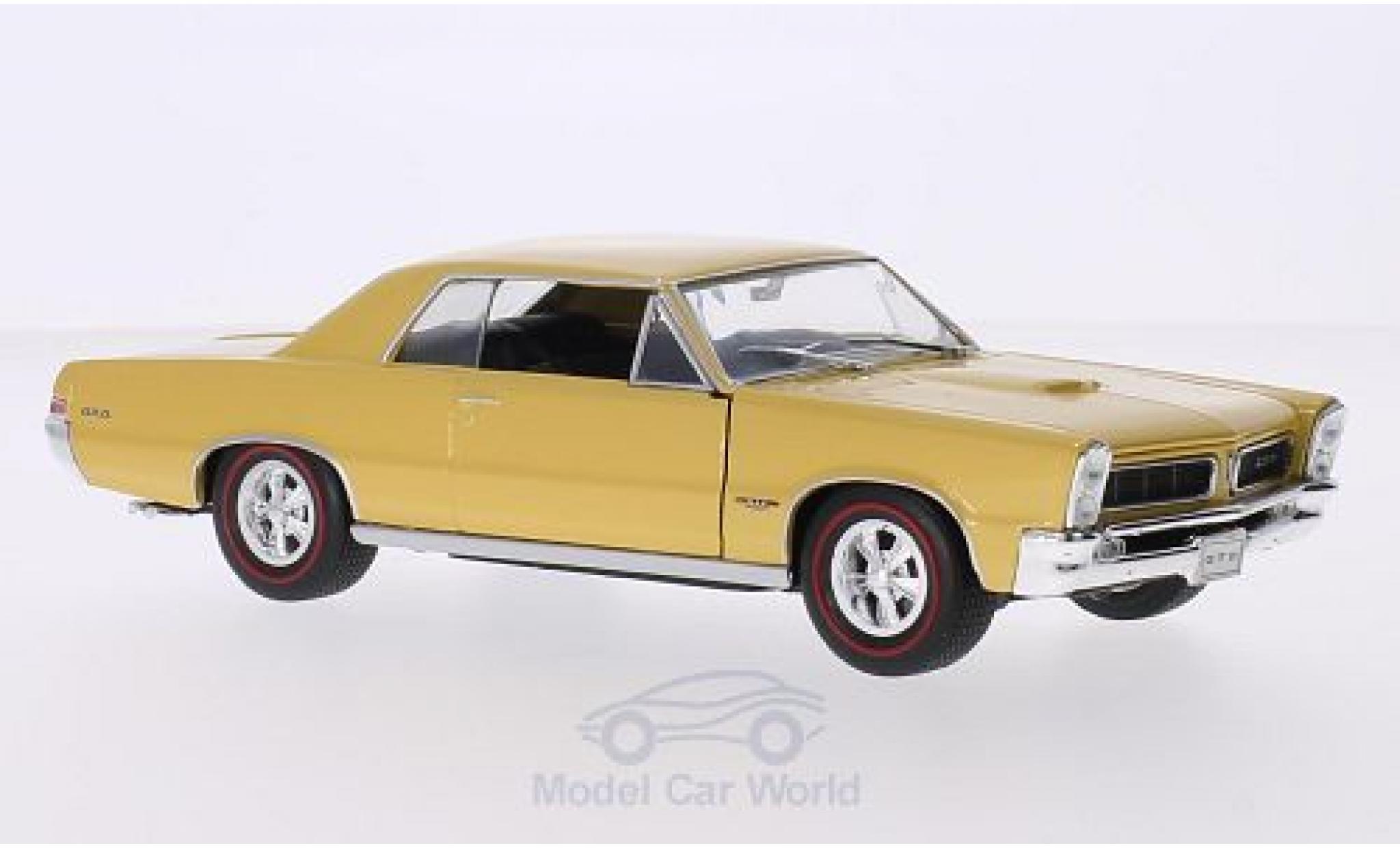 Pontiac GTO 1/24 Welly metallic gold 1965 modelauto