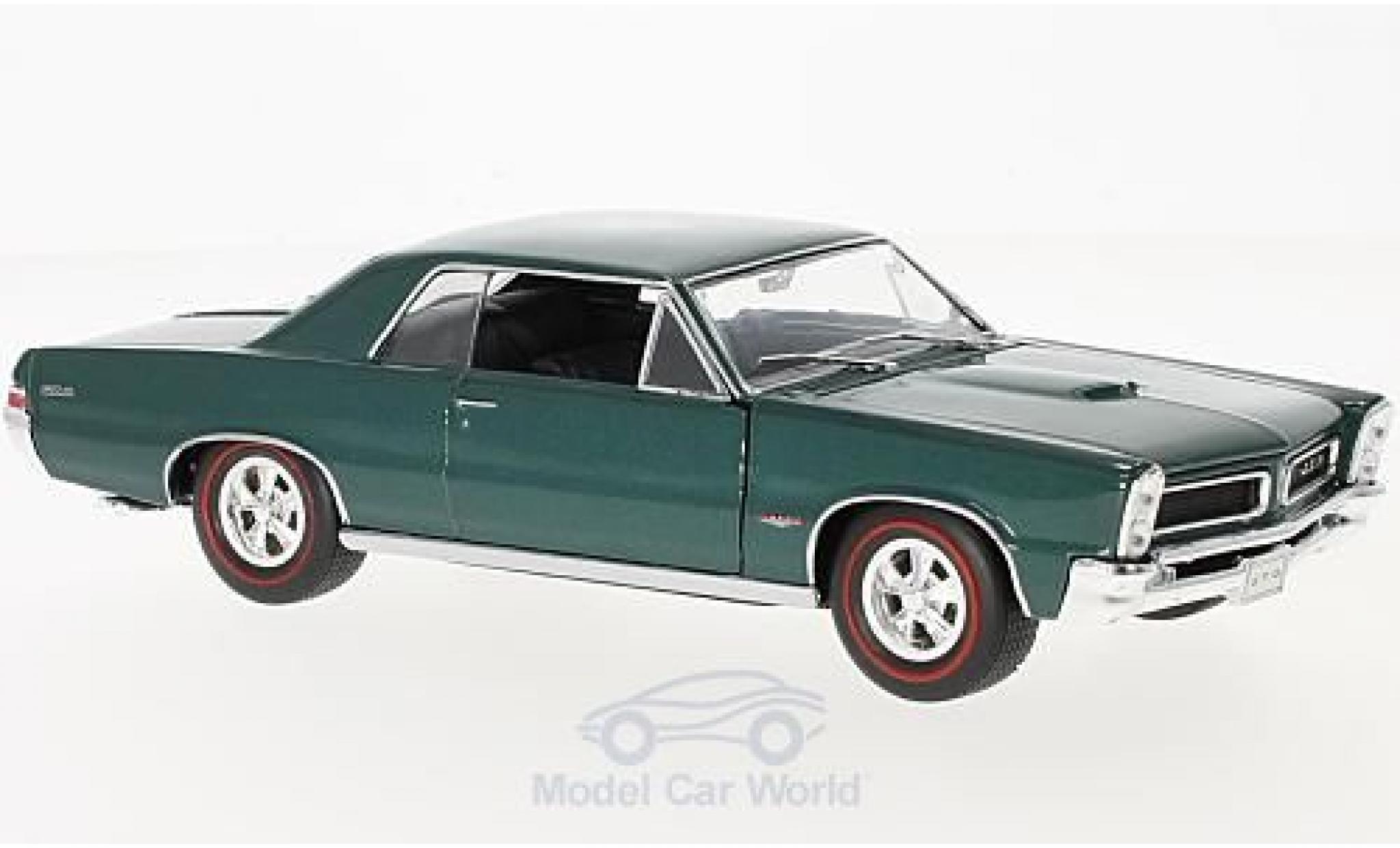 Pontiac GTO 1/24 Welly metallic t&uuml;rkis 1965 modelauto