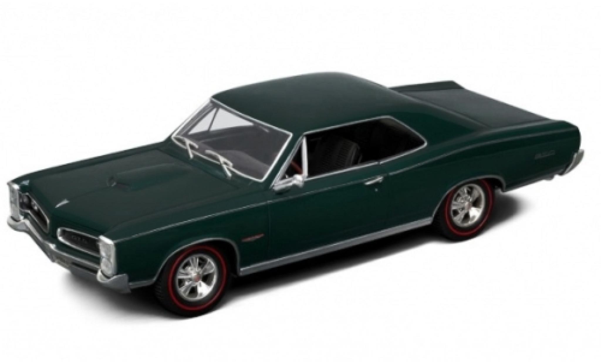 Pontiac GTO 1/18 Welly zwart 1966 modelauto