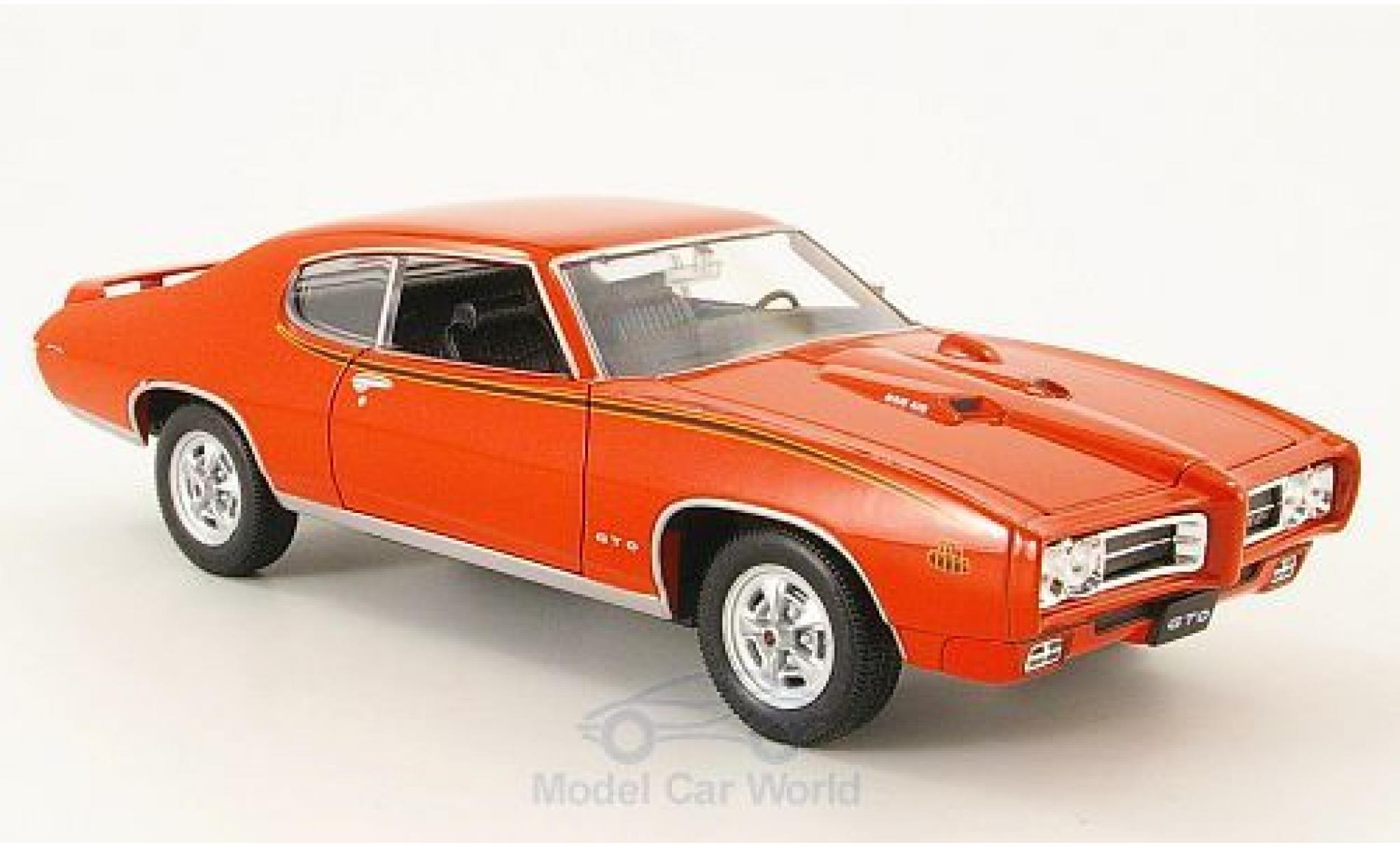 Pontiac GTO 1/24 Welly The Judge 1969 ohne Vitrine modelauto