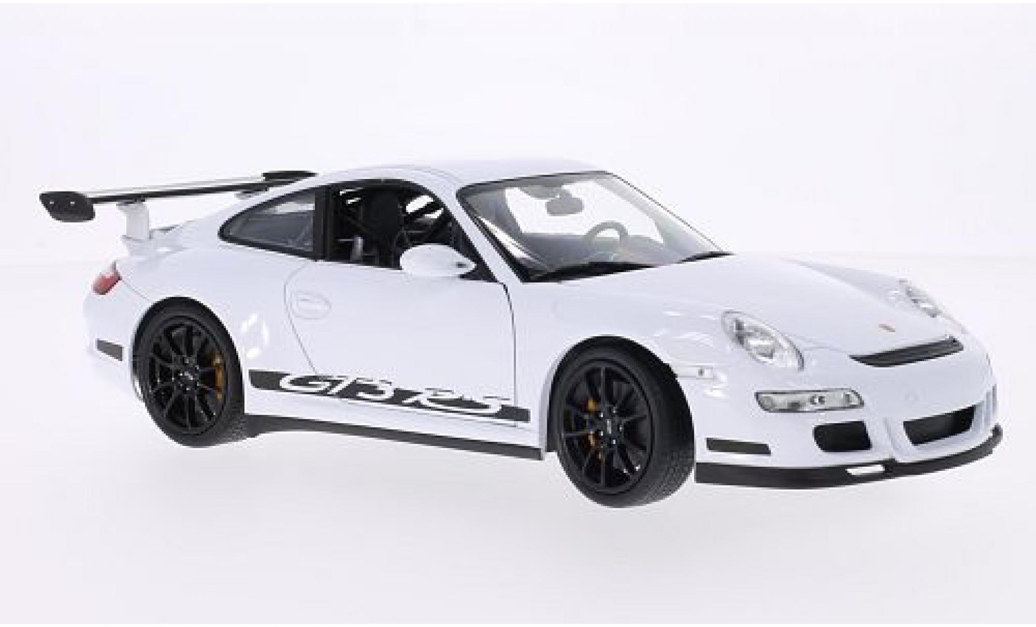 Porsche 997 GT3 RS 1/18 Welly 911 () GT3 RS wit/Dekor modelauto