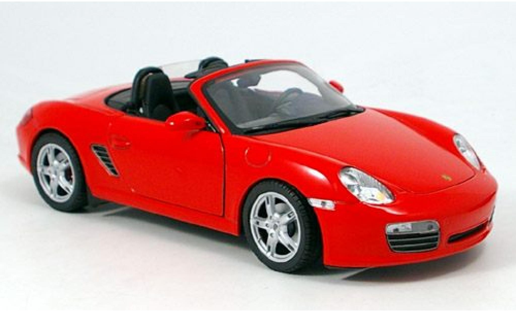 Porsche Boxster 1/18 Welly S Cabriorood 1:18 modelauto