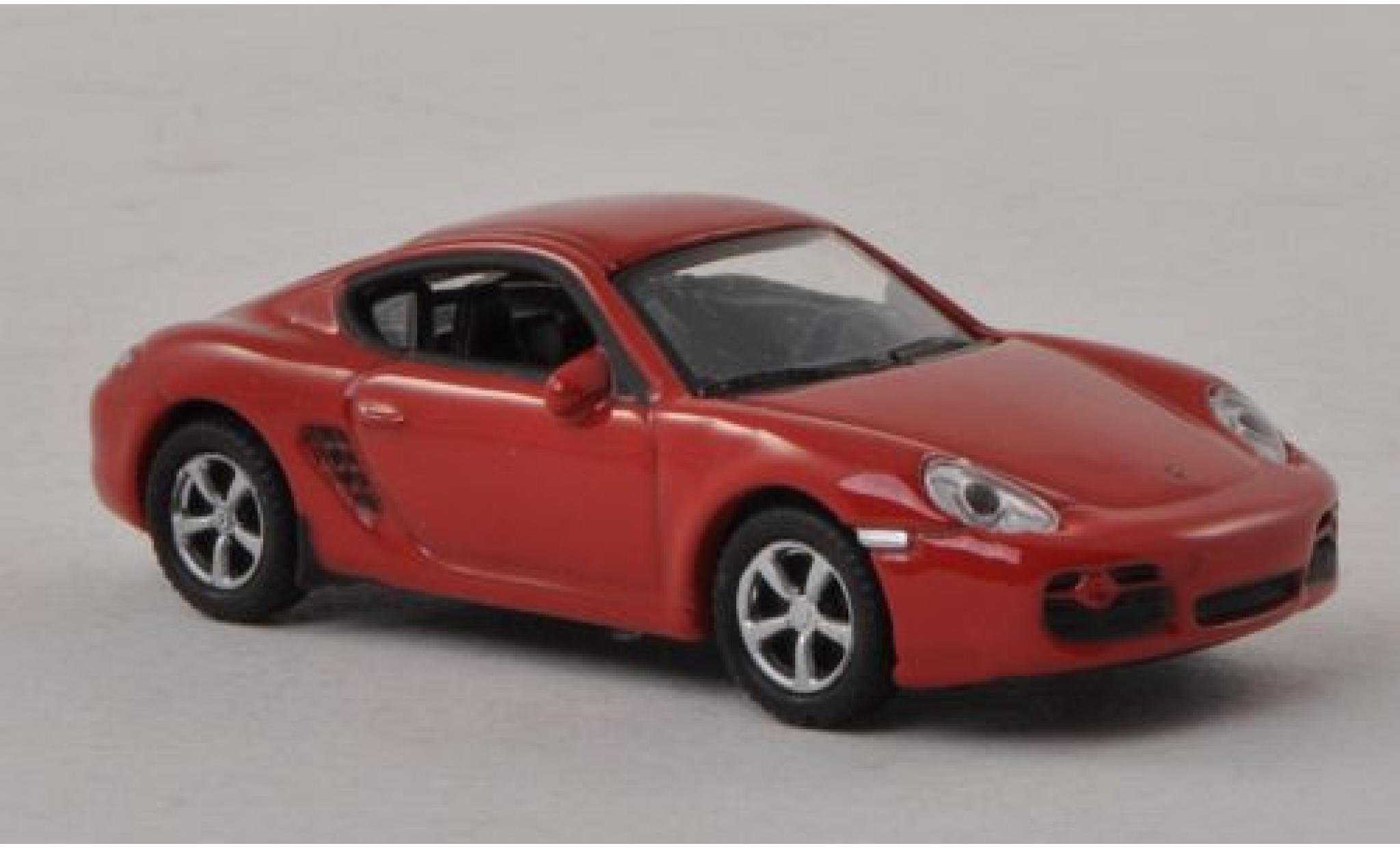 Porsche Cayman S 1/87 Welly rood 1:87 modelauto