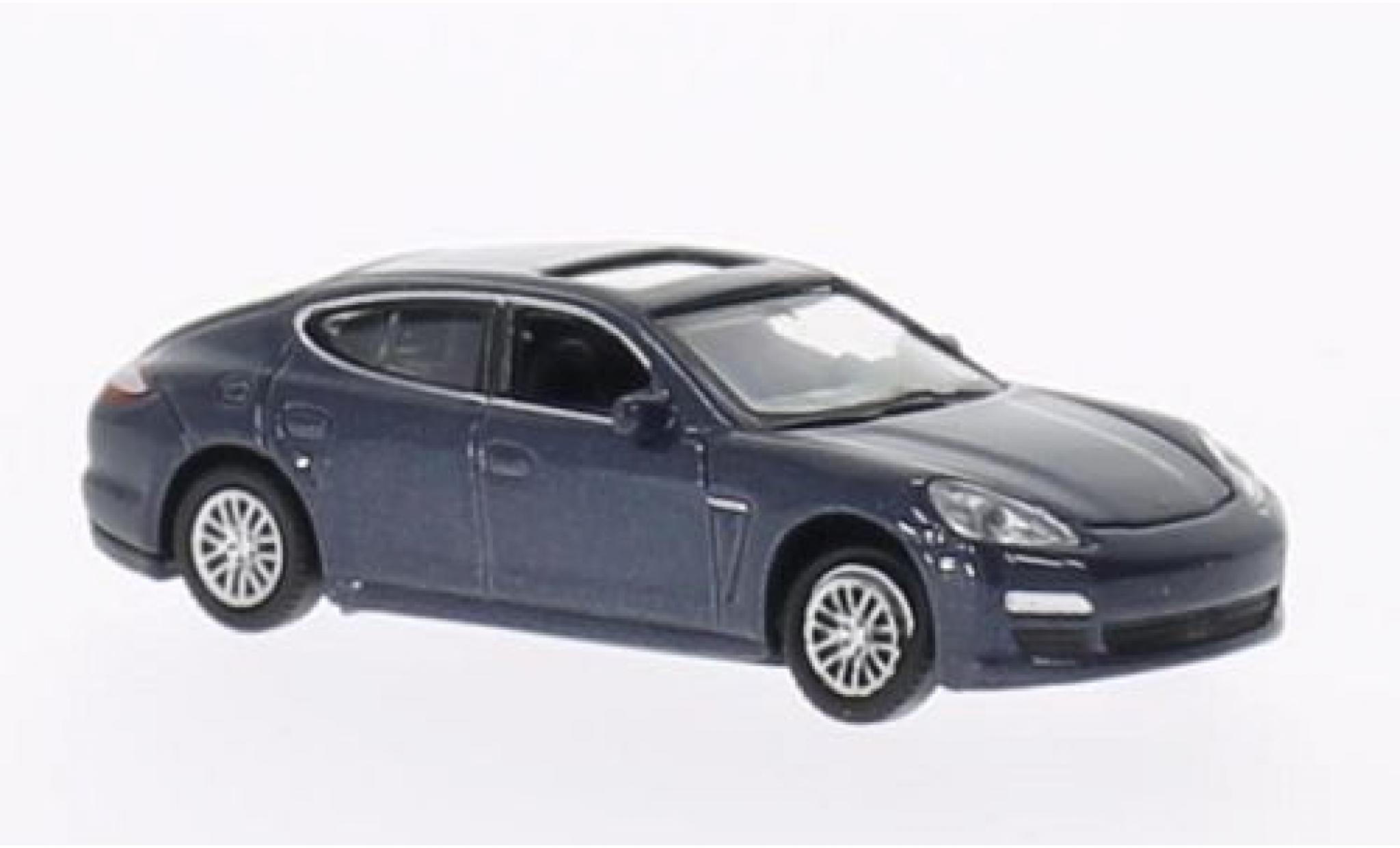 Porsche Panamera S 1/87 Welly blauw 1:87 modelauto